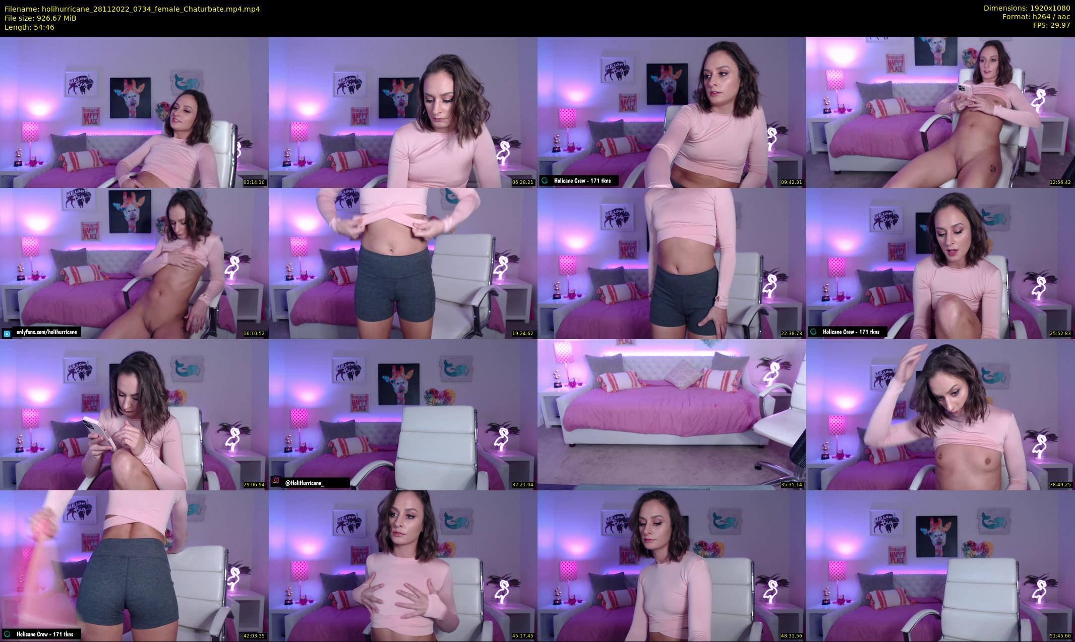 holihurricane — 55 minute Chaturbate female cam show recording, 1080p, Nov 28, 2022