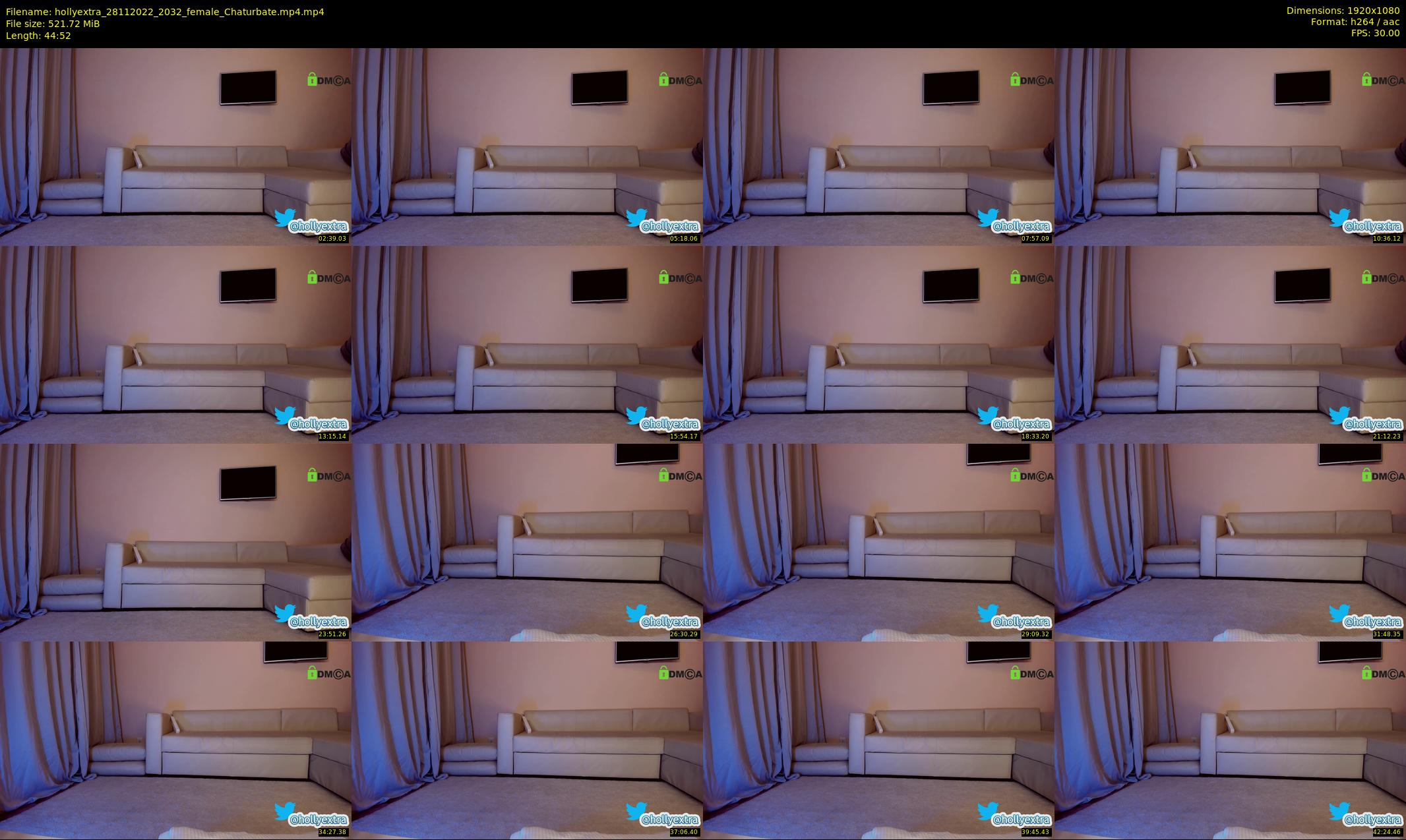 hollyextra — 45 minute Chaturbate female cam show recording, 1080p, Nov 28, 2022