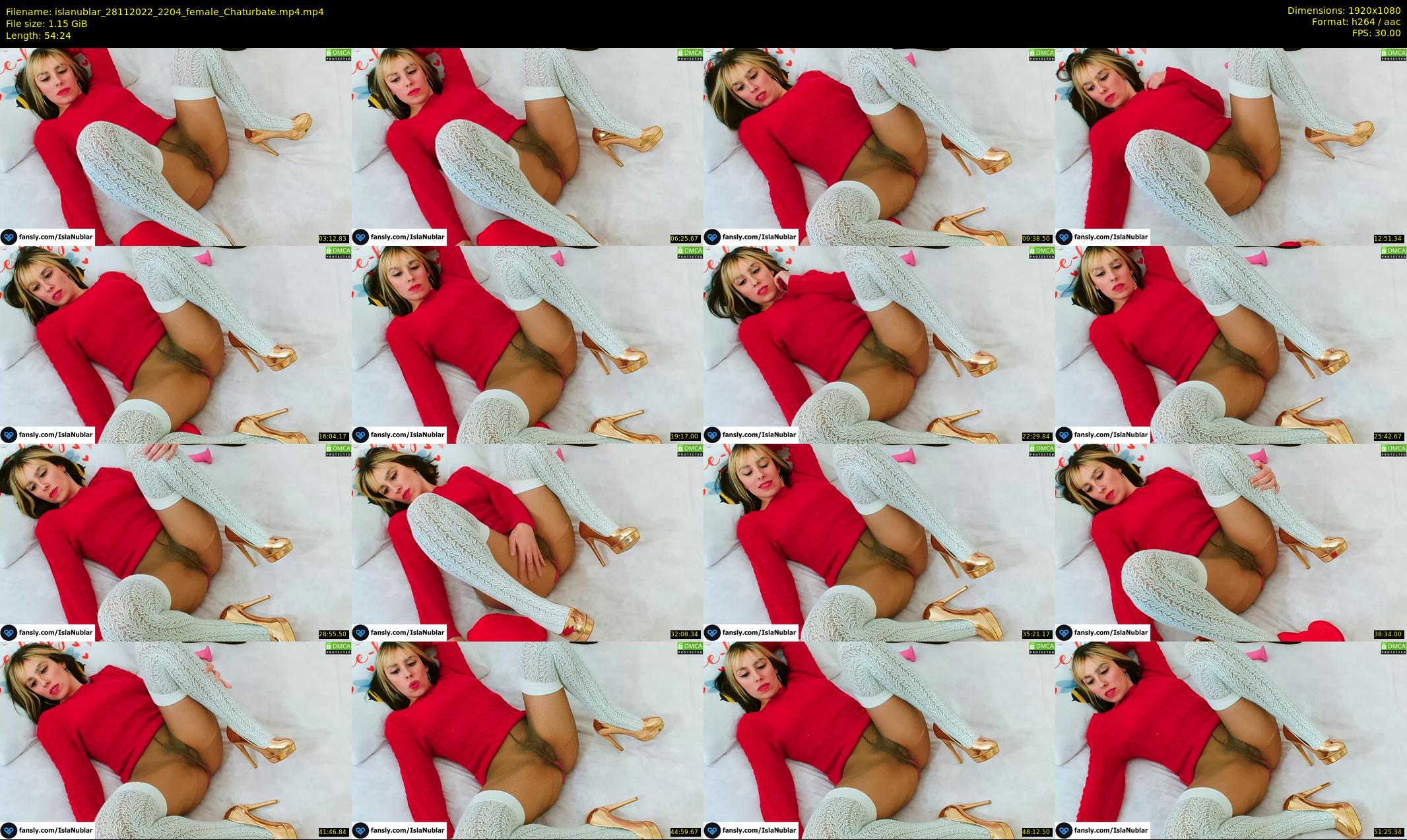 islanublar — 55 minute Chaturbate female cam show recording, 1080p, Nov 28, 2022