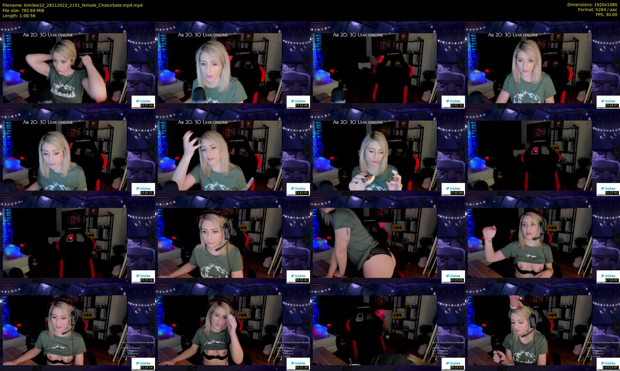 kimilee22 — 67 minute Chaturbate female cam show recording, 1080p, Nov 28, 2022