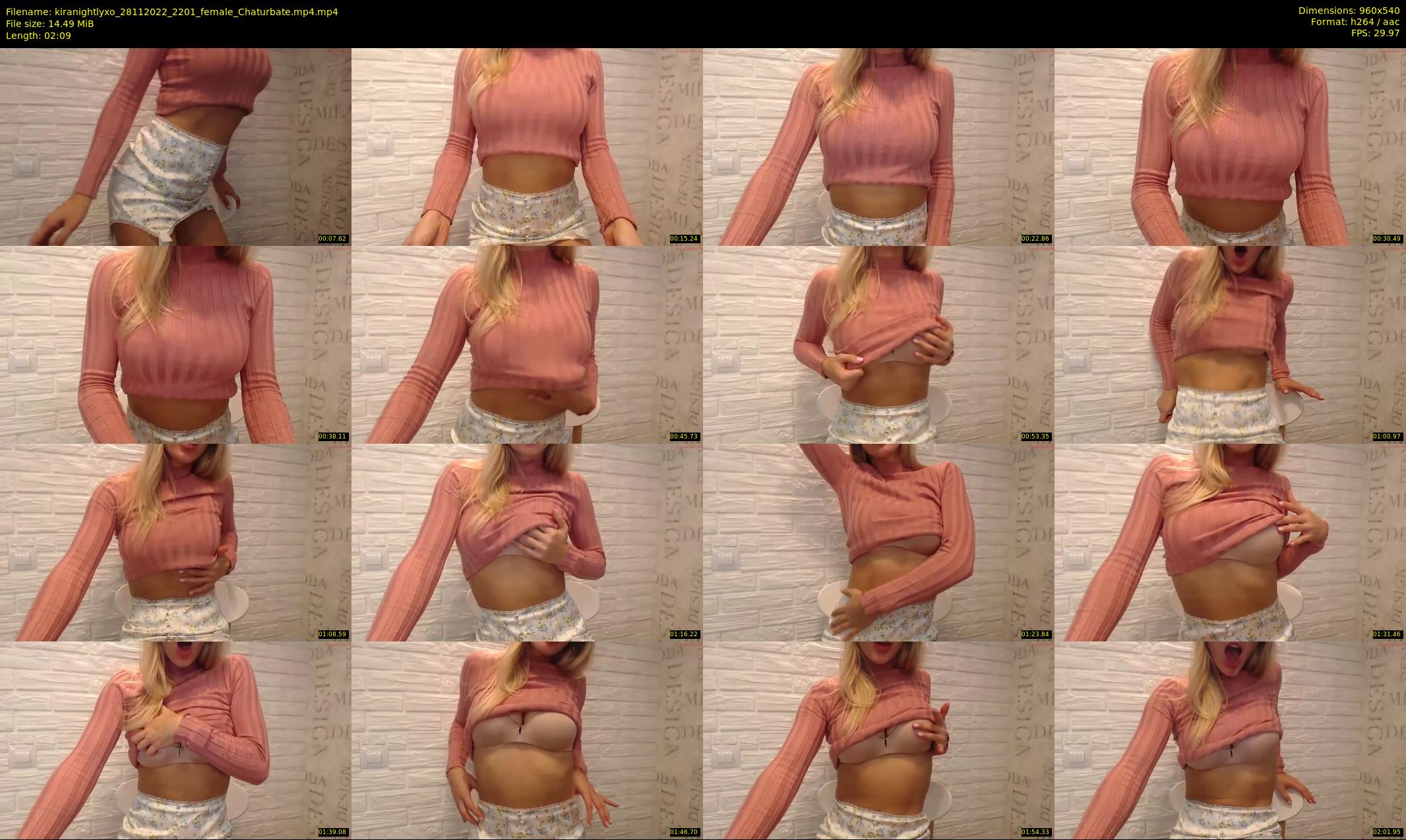 kiranightlyxo — 3 minute Chaturbate female cam show recording, 480p, Nov 28, 2022
