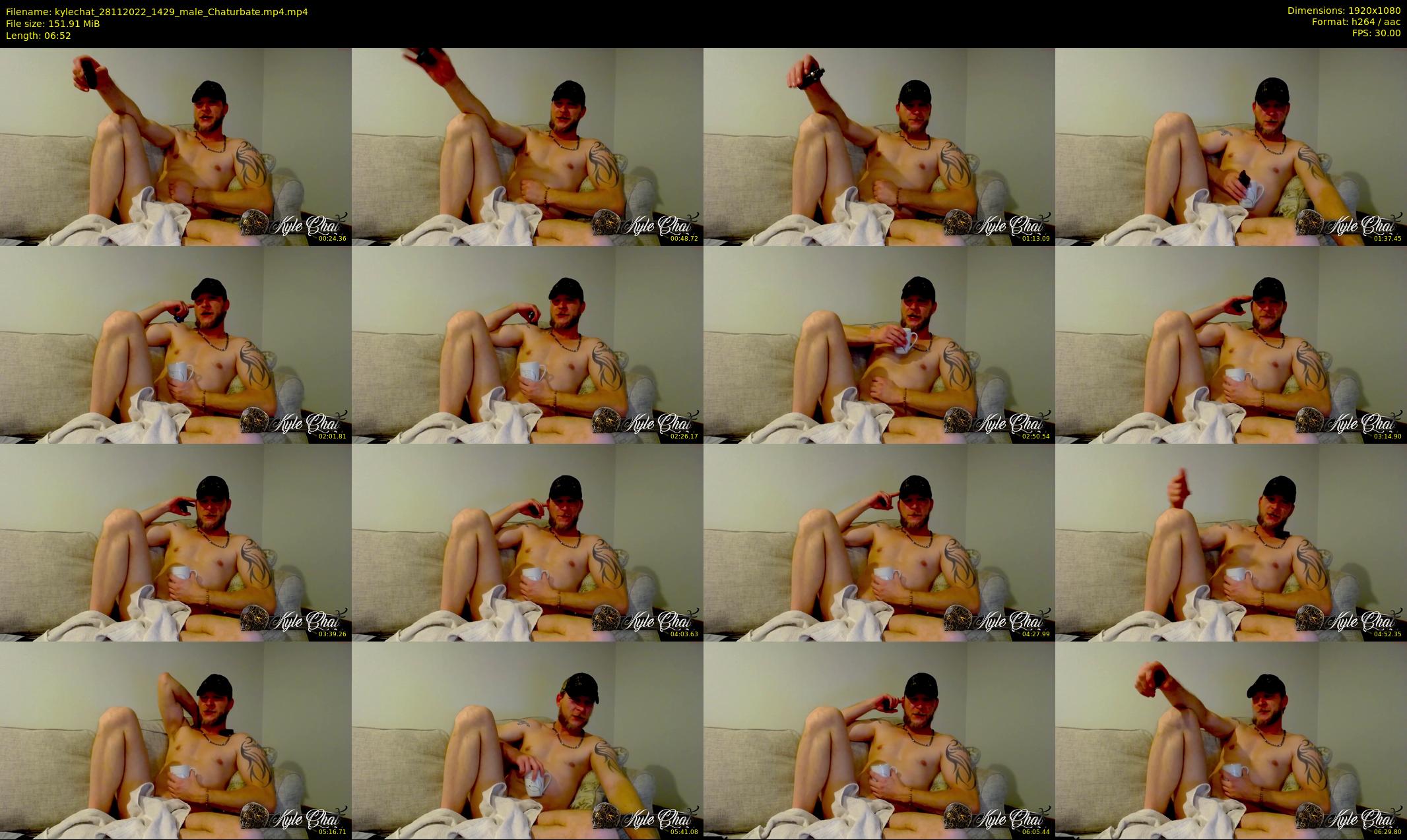 kylechat — 7 minute Chaturbate male cam show recording, 1080p, Nov 28, 2022