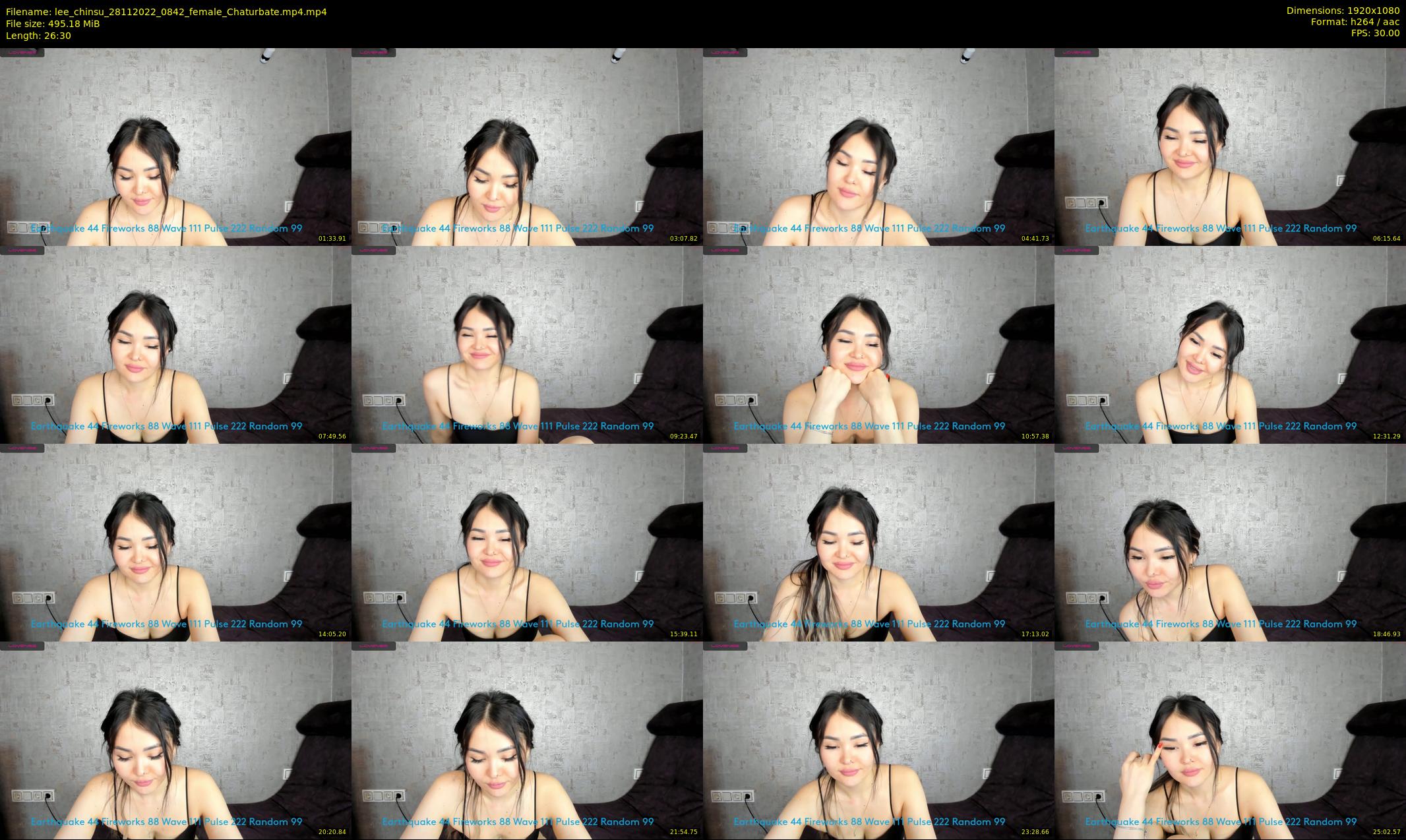 lee_chinsu — 27 minute Chaturbate female cam show recording, 1080p, Nov 28, 2022