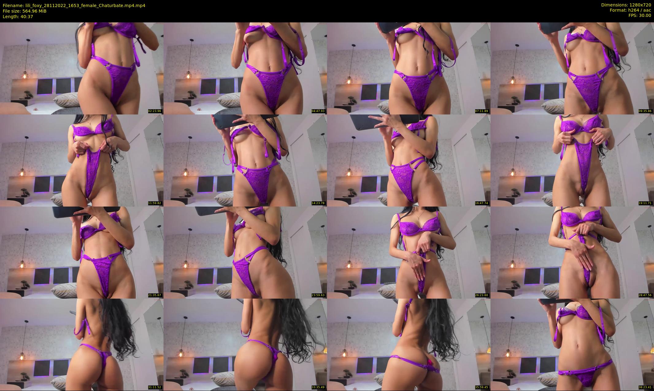 lili_foxy — 41 minute Chaturbate female cam show recording, 720p, Nov 28, 2022