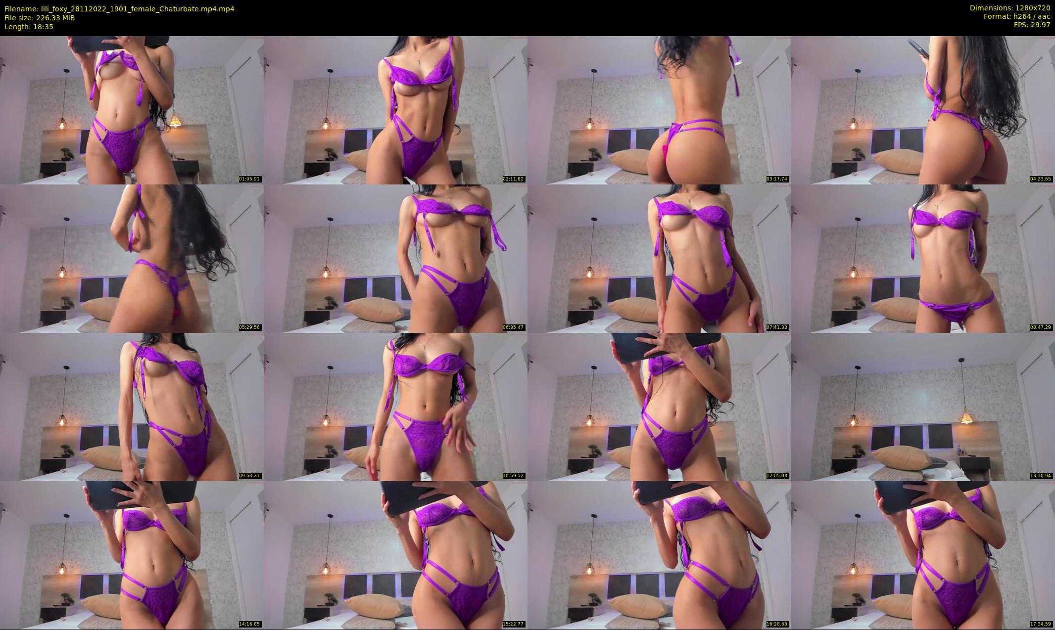 lili_foxy — 19 minute Chaturbate female cam show recording, 720p, Nov 28, 2022