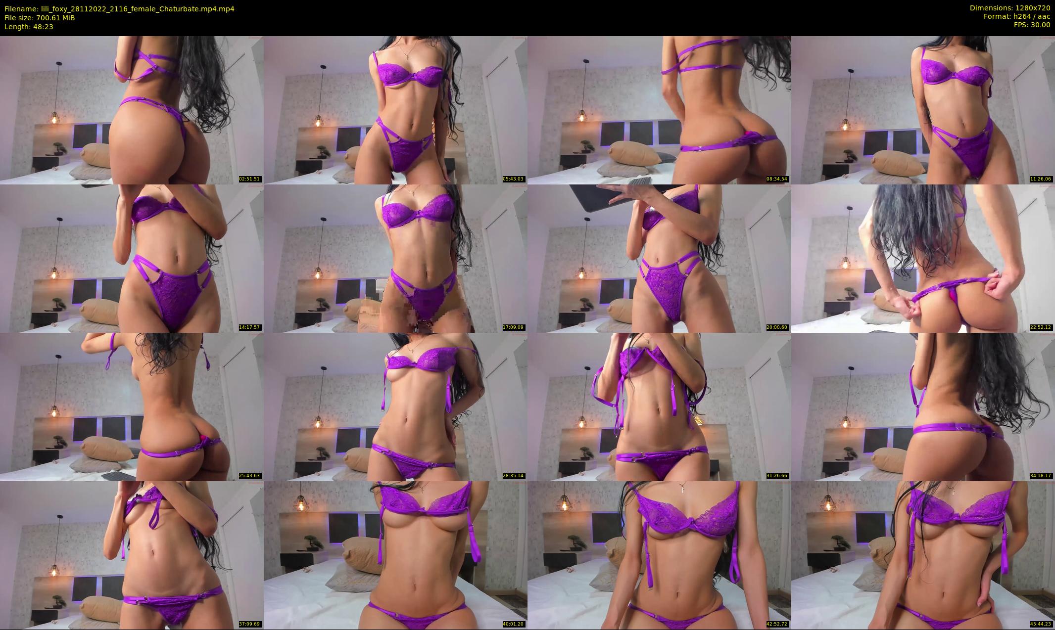 lili_foxy — 49 minute Chaturbate female cam show recording, 720p, Nov 28, 2022