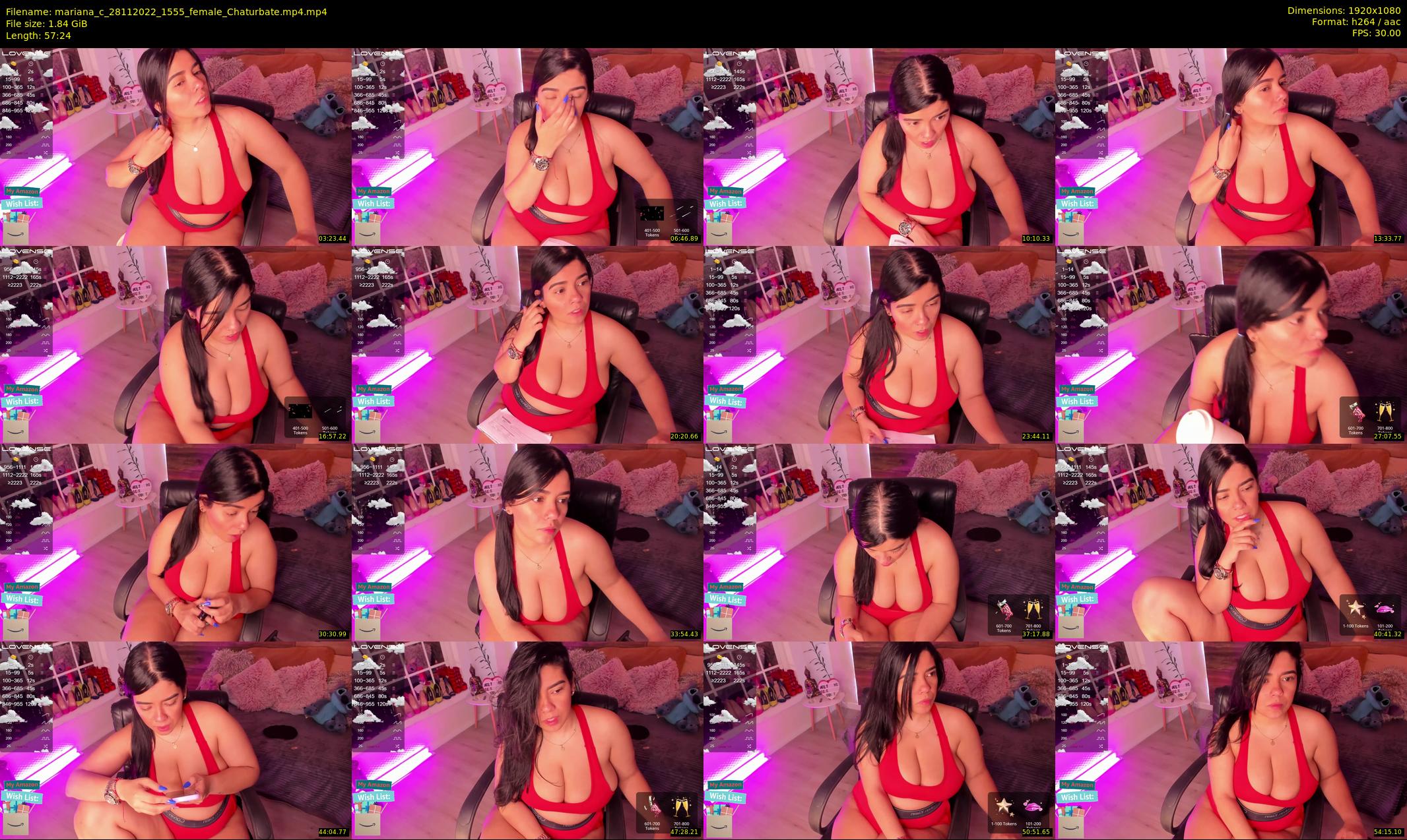 mariana_c — 58 minute Chaturbate female cam show recording, 1080p, Nov 28, 2022