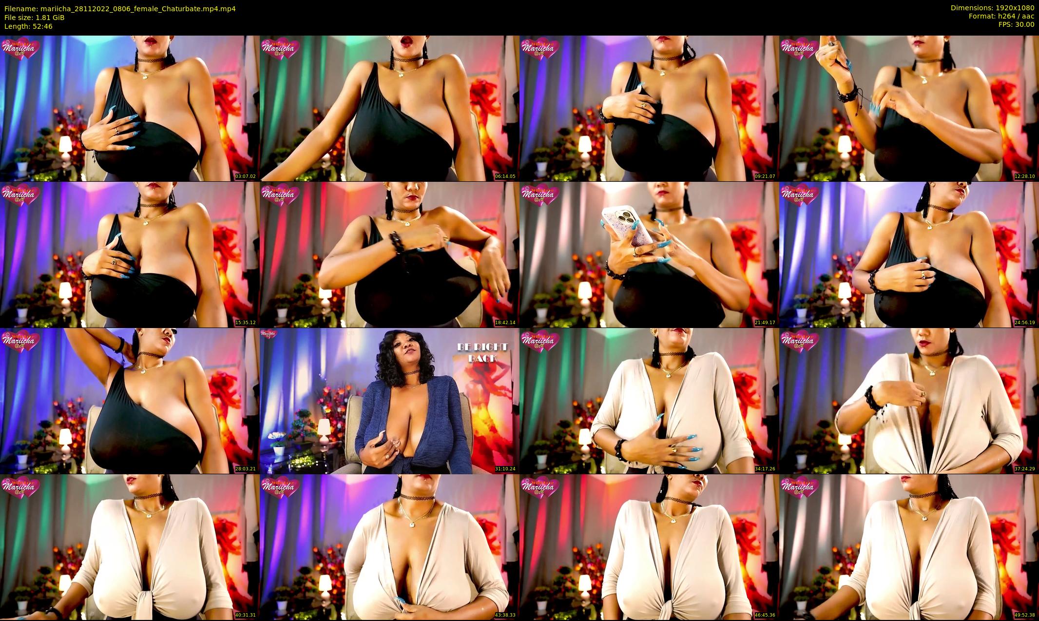 mariicha — 53 minute Chaturbate female cam show recording, 1080p, Nov 28, 2022