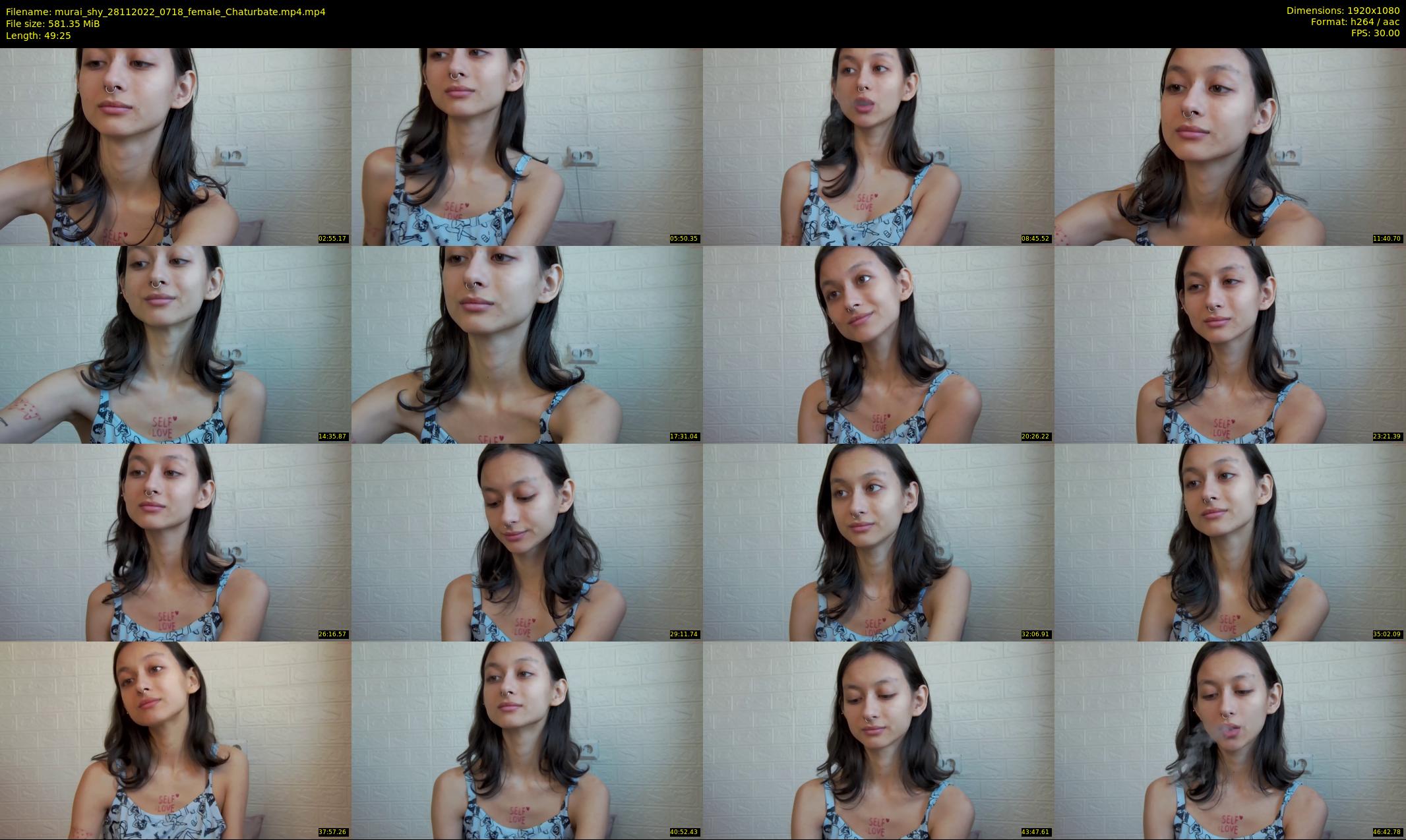 murai_shy — 50 minute Chaturbate female cam show recording, 1080p, Nov 28, 2022