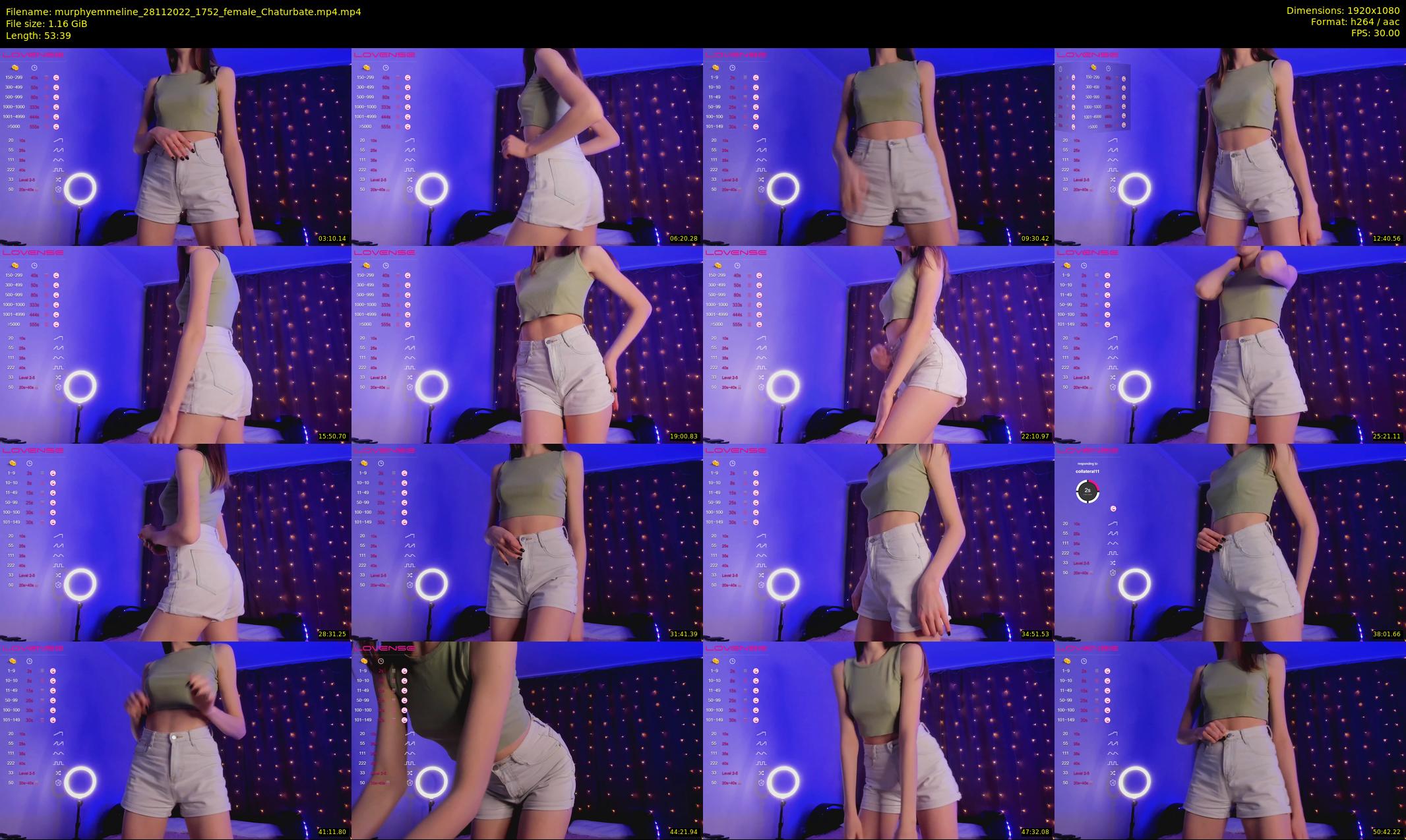 murphyemmeline — 54 minute Chaturbate female cam show recording, 1080p, Nov 28, 2022