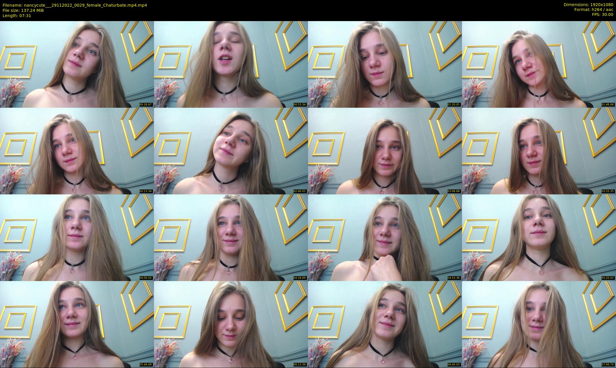 nancycute__ — 8 minute Chaturbate female cam show recording, 1080p, Nov 29, 2022