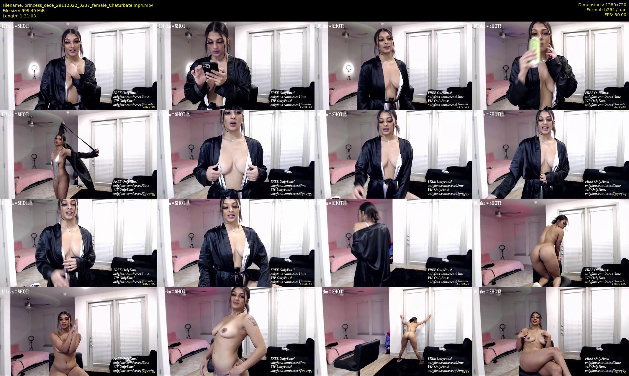 princess_cece — 92 minute Chaturbate female cam show recording, 720p, Nov 29, 2022