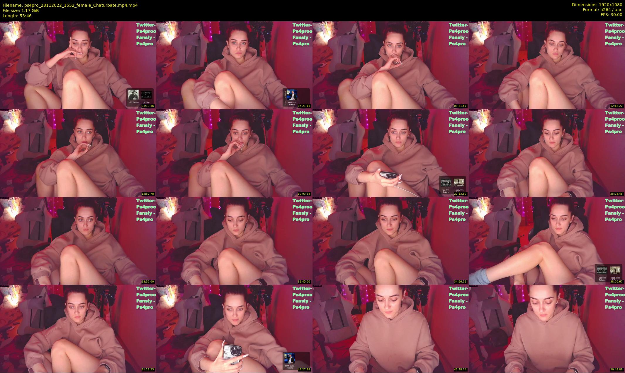 ps4pro — 54 minute Chaturbate female cam show recording, 1080p, Nov 28, 2022