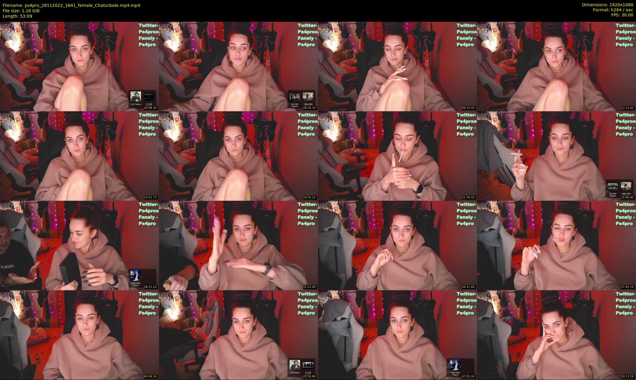 ps4pro — 54 minute Chaturbate female cam show recording, 1080p, Nov 28, 2022