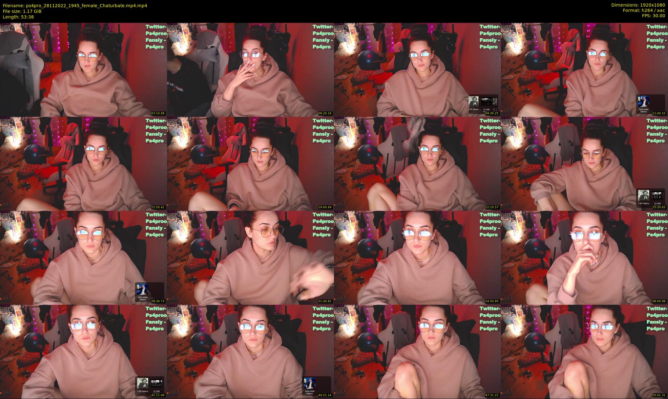 ps4pro — 54 minute Chaturbate female cam show recording, 1080p, Nov 28, 2022