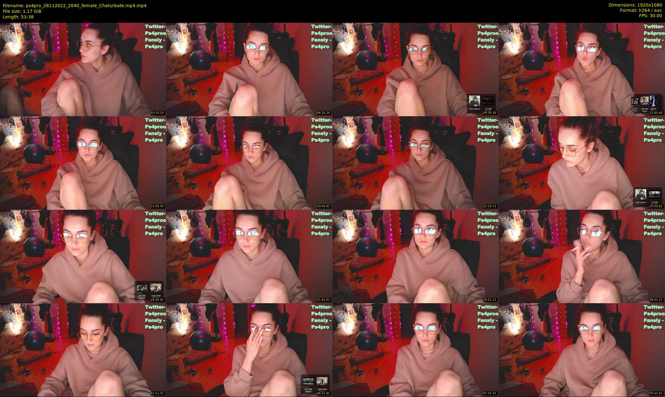 ps4pro — 54 minute Chaturbate female cam show recording, 1080p, Nov 28, 2022