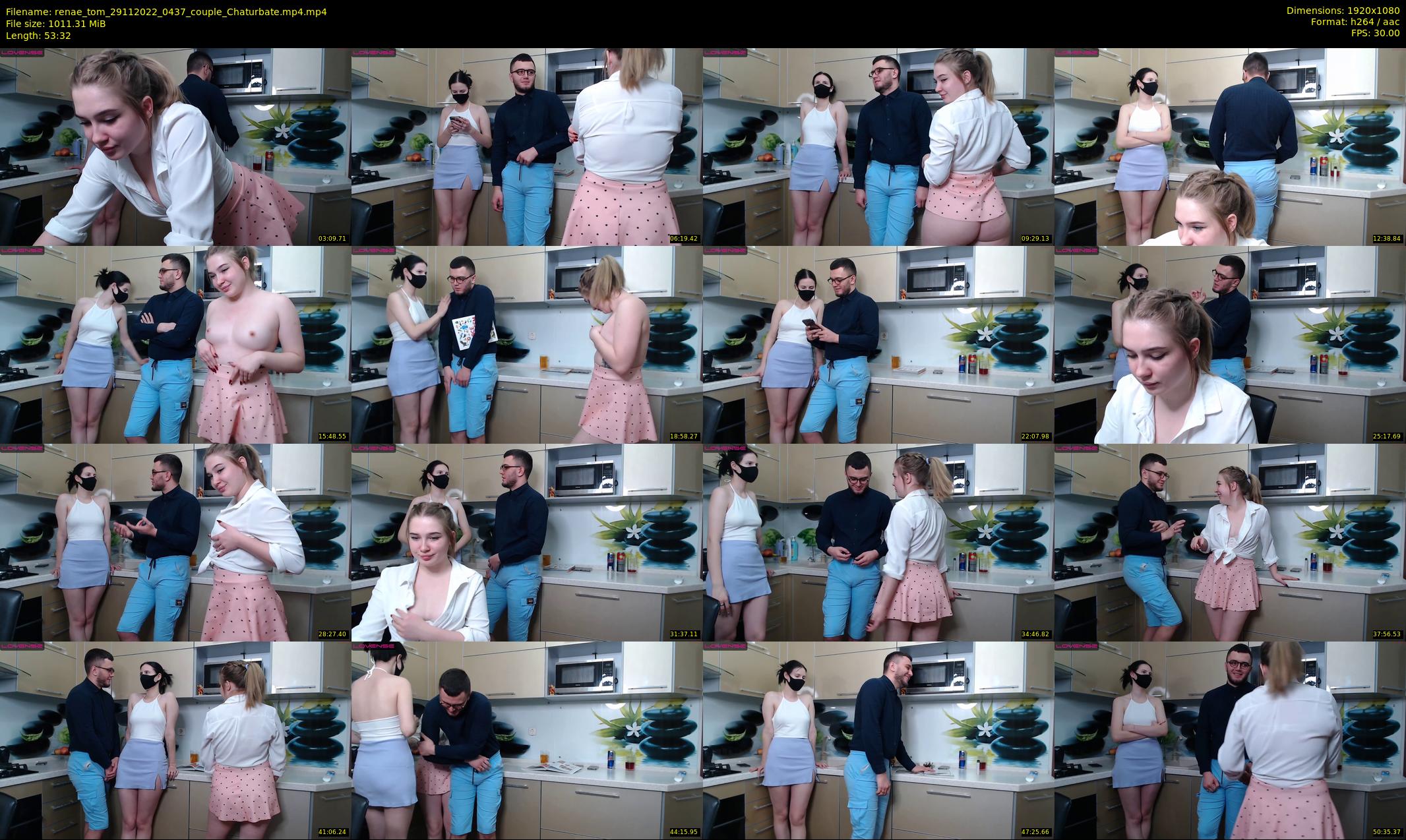 renae_tom — 54 minute Chaturbate couple cam show recording, 1080p, Nov 29, 2022