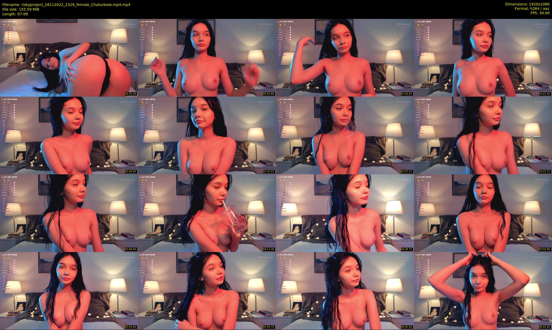 riskyproject — 8 minute Chaturbate couple cam show recording, 1080p, Nov 28, 2022