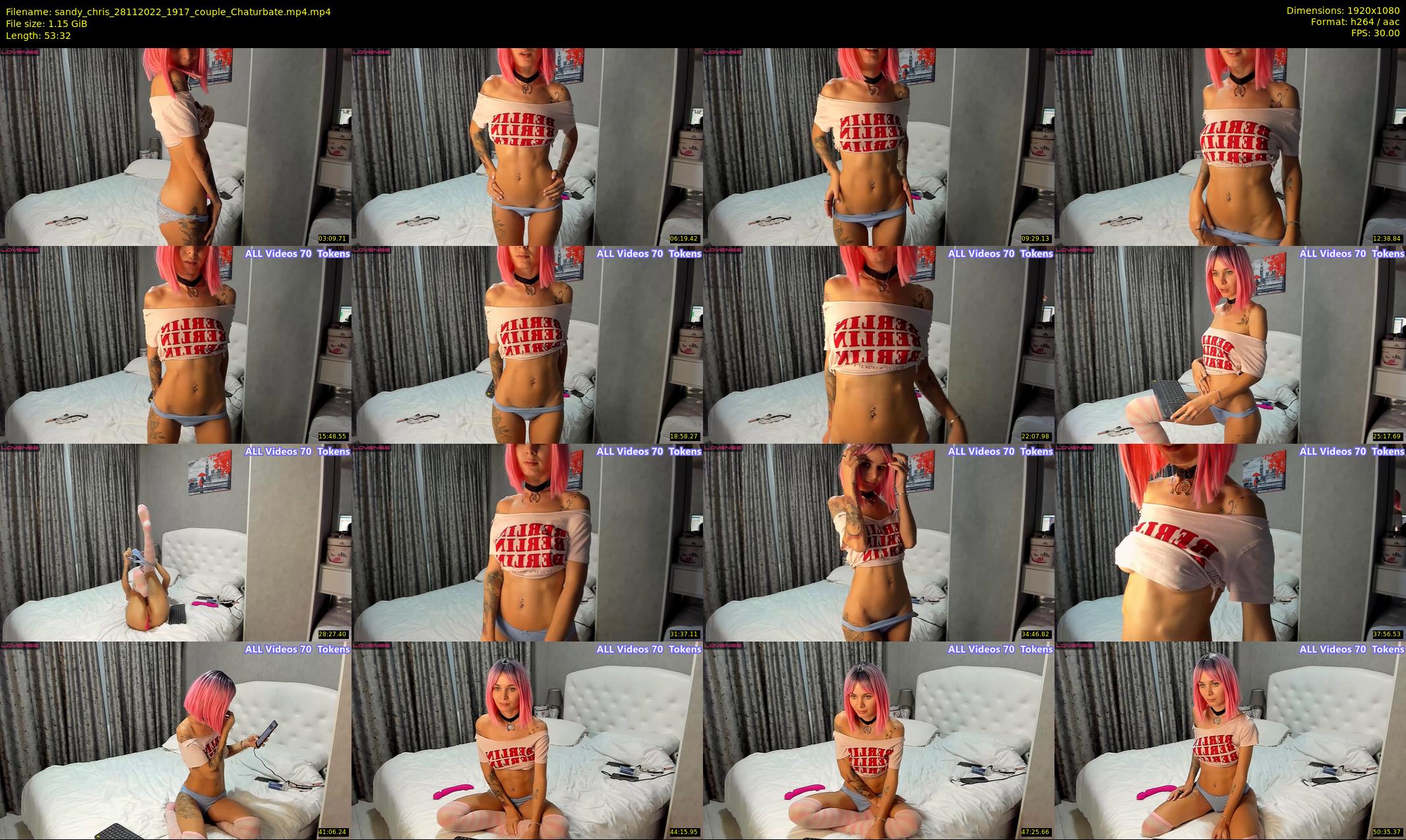 sandy_chris — 54 minute Chaturbate couple cam show recording, 1080p, Nov 28, 2022