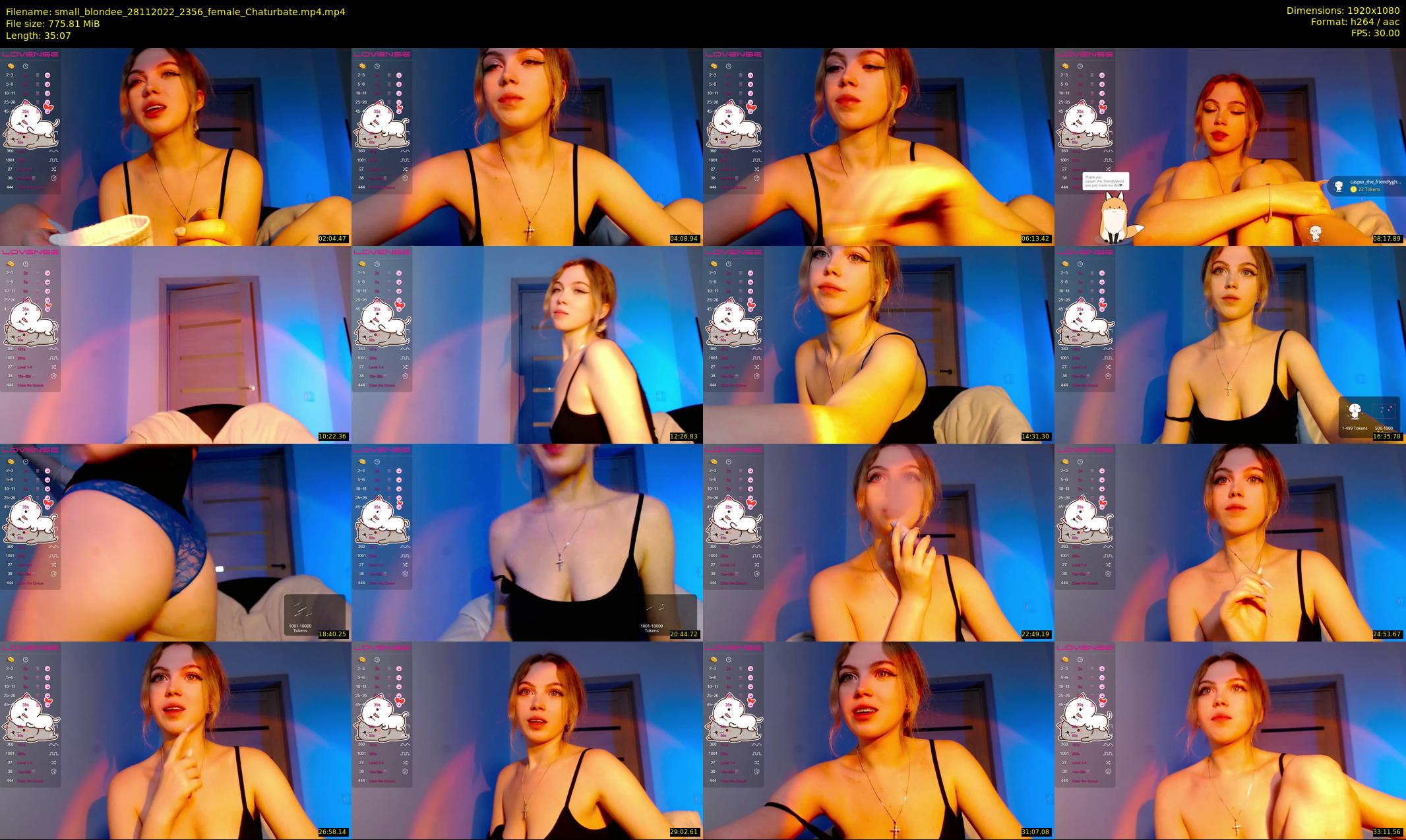 small_blondee — 36 minute Chaturbate female cam show recording, 1080p, Nov 28, 2022
