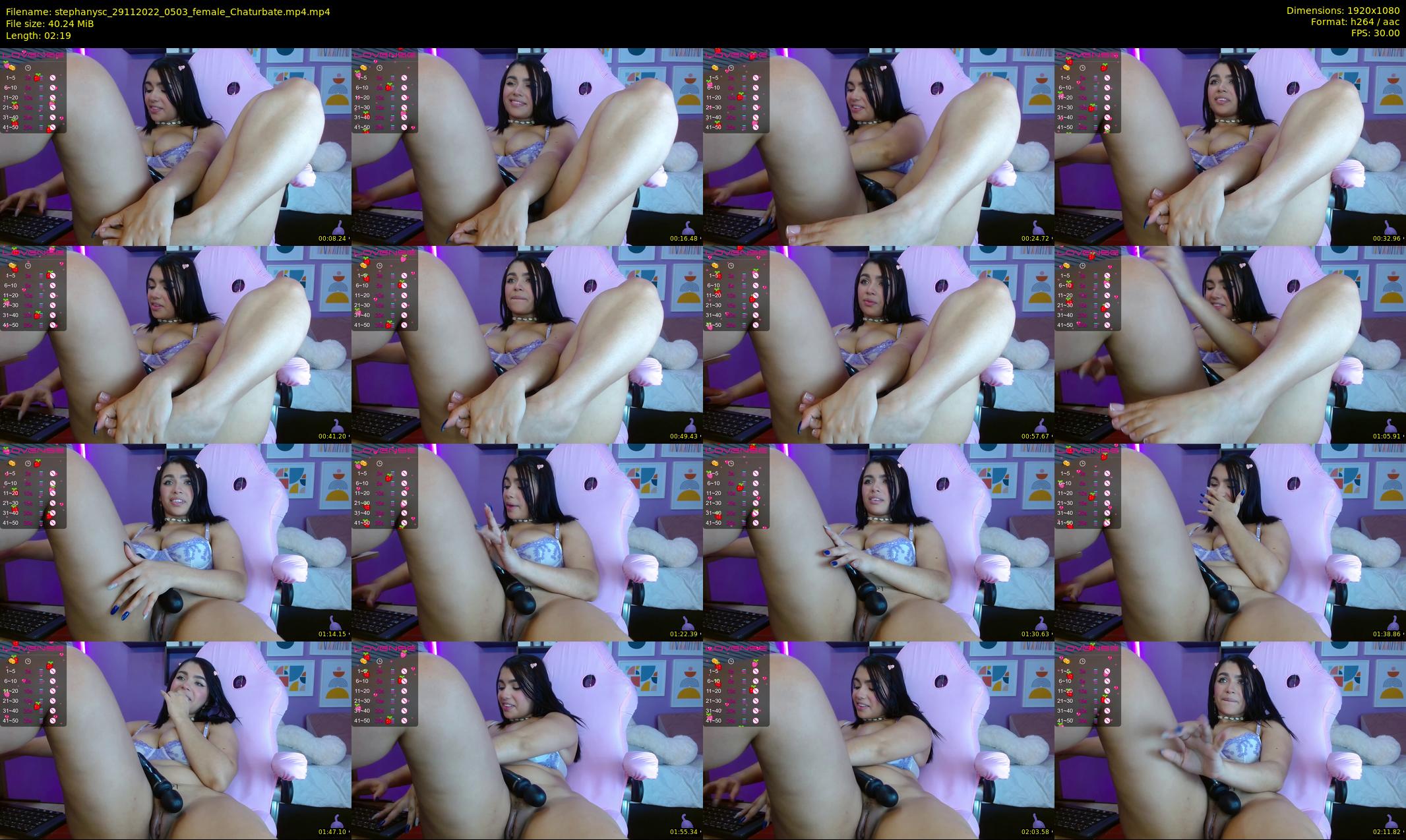 stephanysc — 3 minute Chaturbate female cam show recording, 1080p, Nov 29, 2022