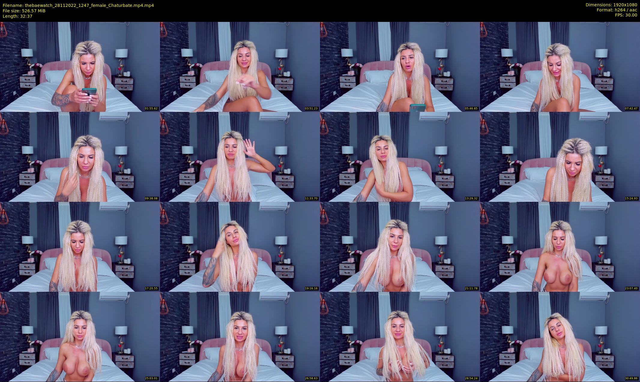 thebaewatch — 33 minute Chaturbate female cam show recording, 1080p, Nov 28, 2022