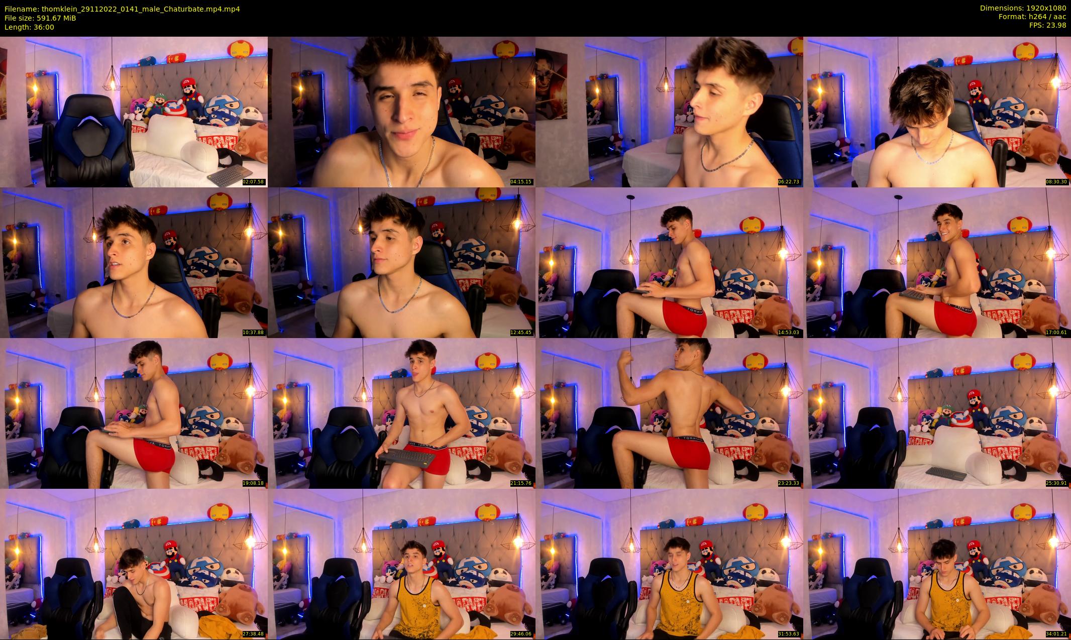 thomklein — 36 minute Chaturbate male cam show recording, 1080p, Nov 29, 2022