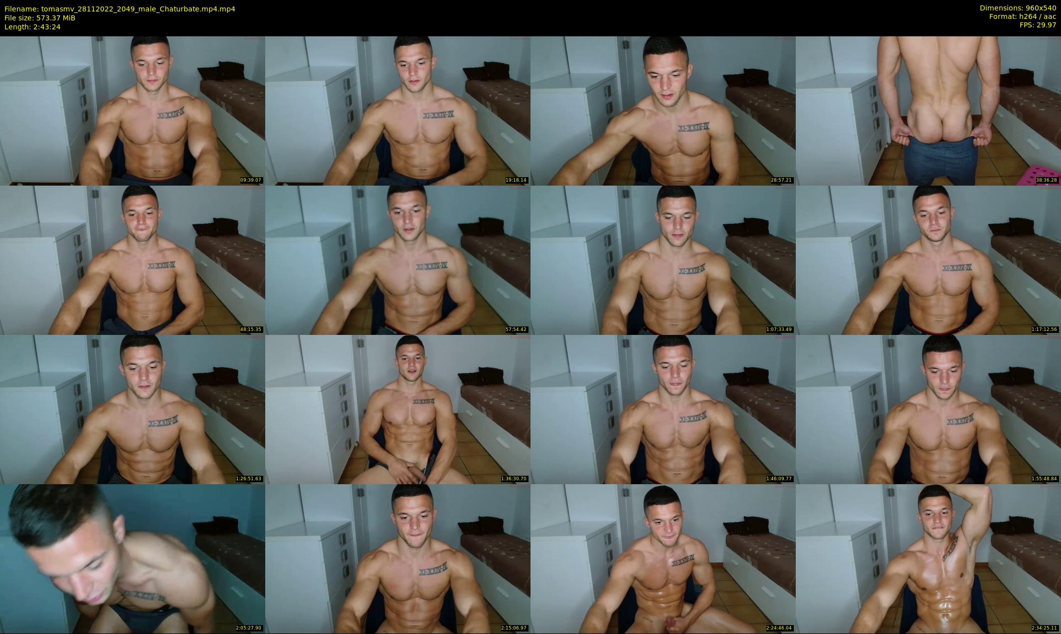 tomasmv — 164 minute Chaturbate male cam show recording, 480p, Nov 28, 2022