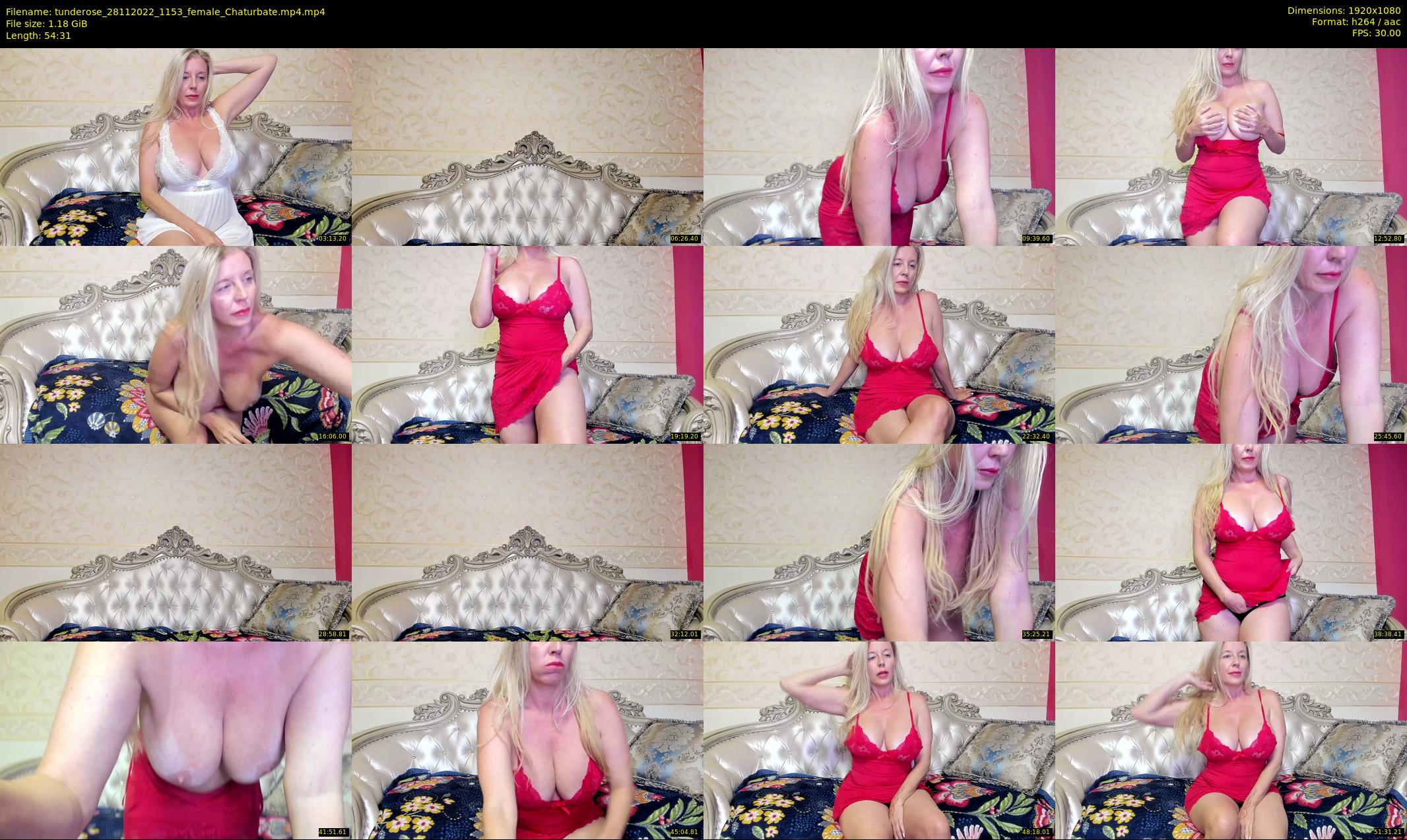 tunderose — 55 minute Chaturbate female cam show recording, 1080p, Nov 28, 2022