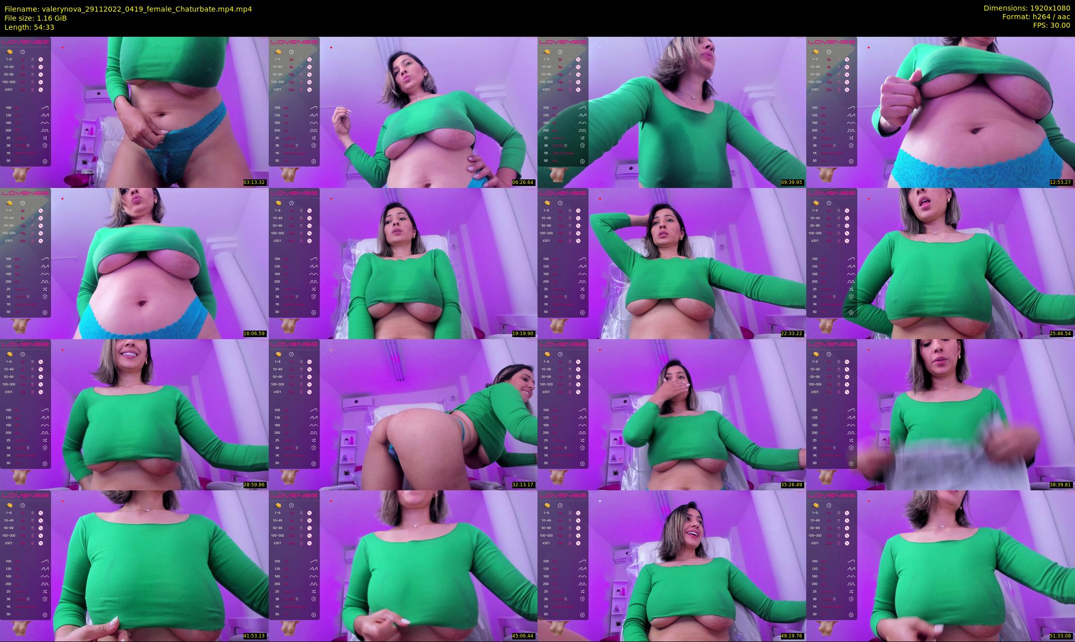 valerynova — 55 minute Chaturbate female cam show recording, 1080p, Nov 29, 2022