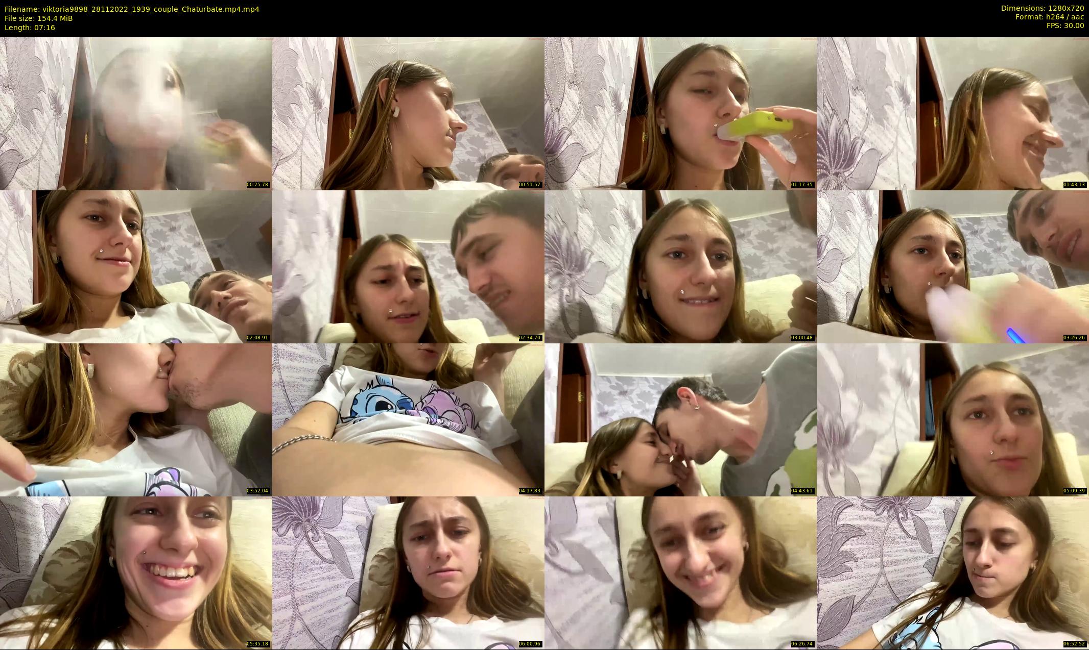 viktoria9898 — 8 minute Chaturbate couple cam show recording, 720p, Nov 28, 2022