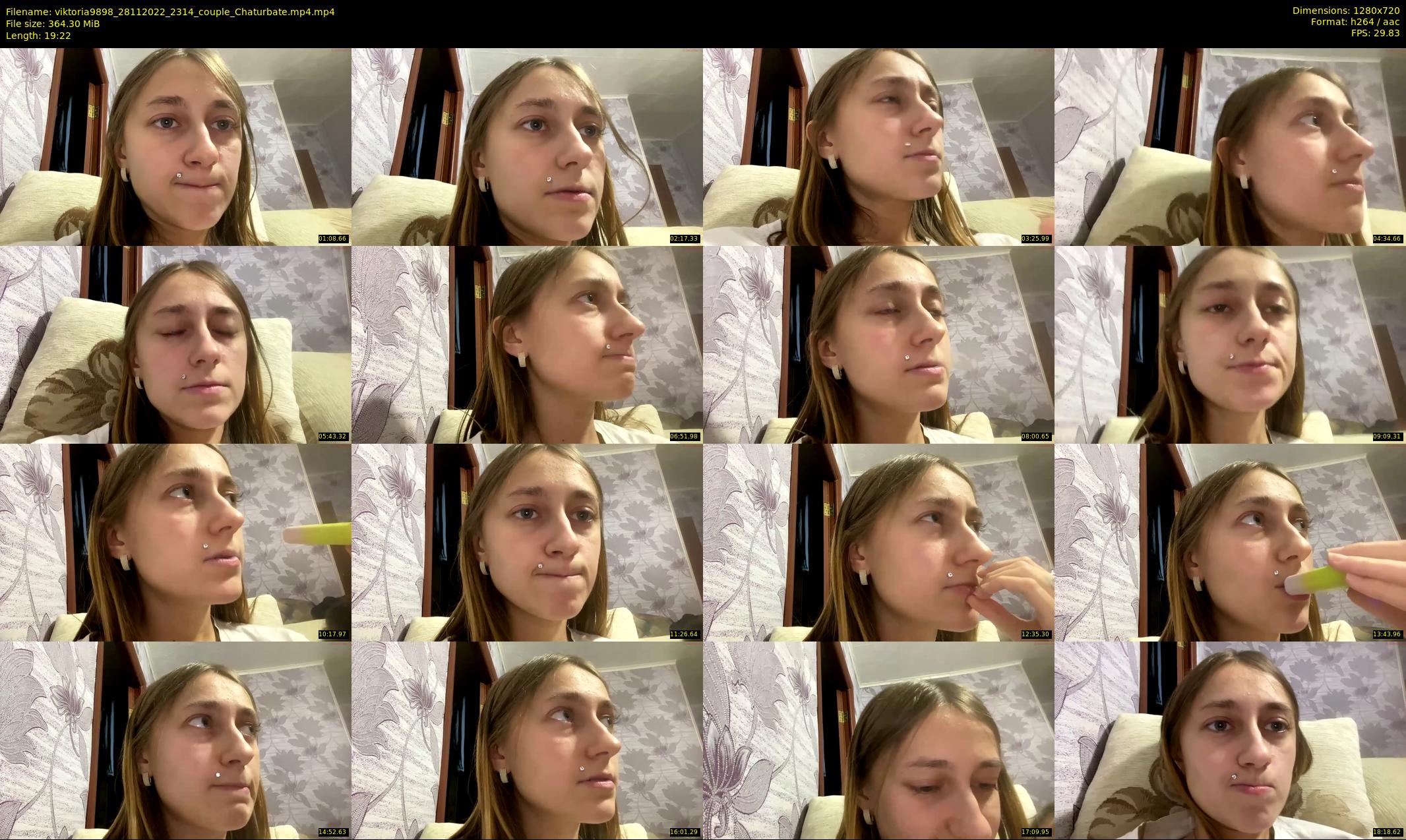 viktoria9898 — 20 minute Chaturbate couple cam show recording, 720p, Nov 28, 2022
