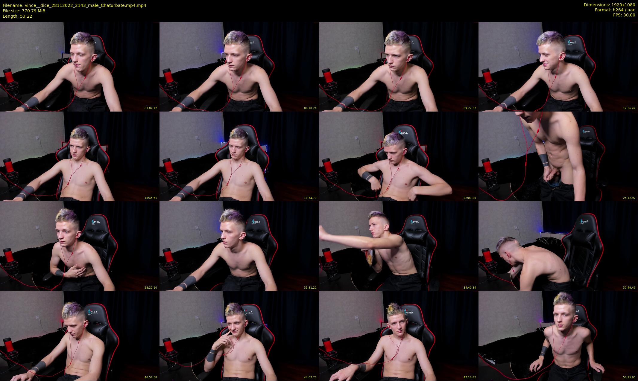 vince__dice — 54 minute Chaturbate male cam show recording, 1080p, Nov 28, 2022