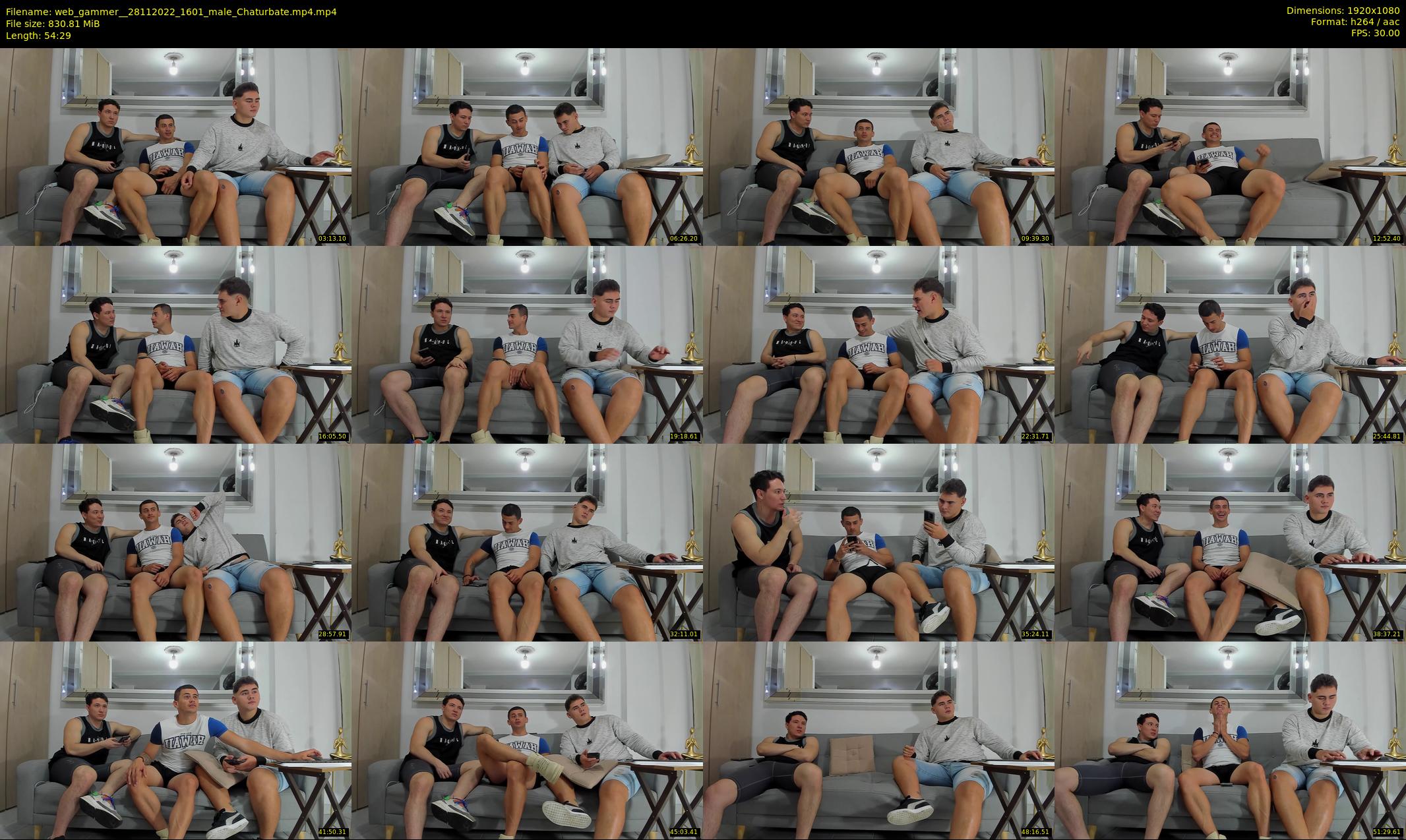 web_gammer_ — 55 minute Chaturbate male cam show recording, 1080p, Nov 28, 2022