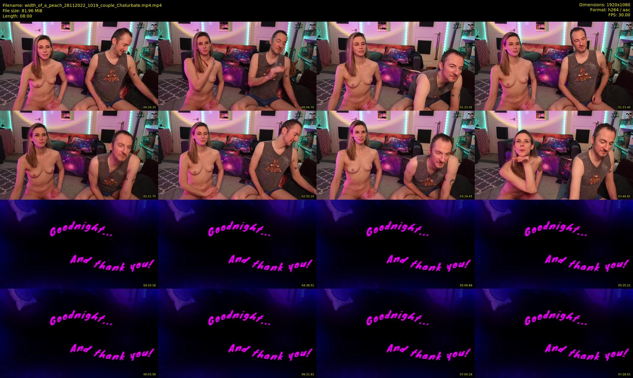 width_of_a_peach — 8 minute Chaturbate couple cam show recording, 1080p, Nov 28, 2022