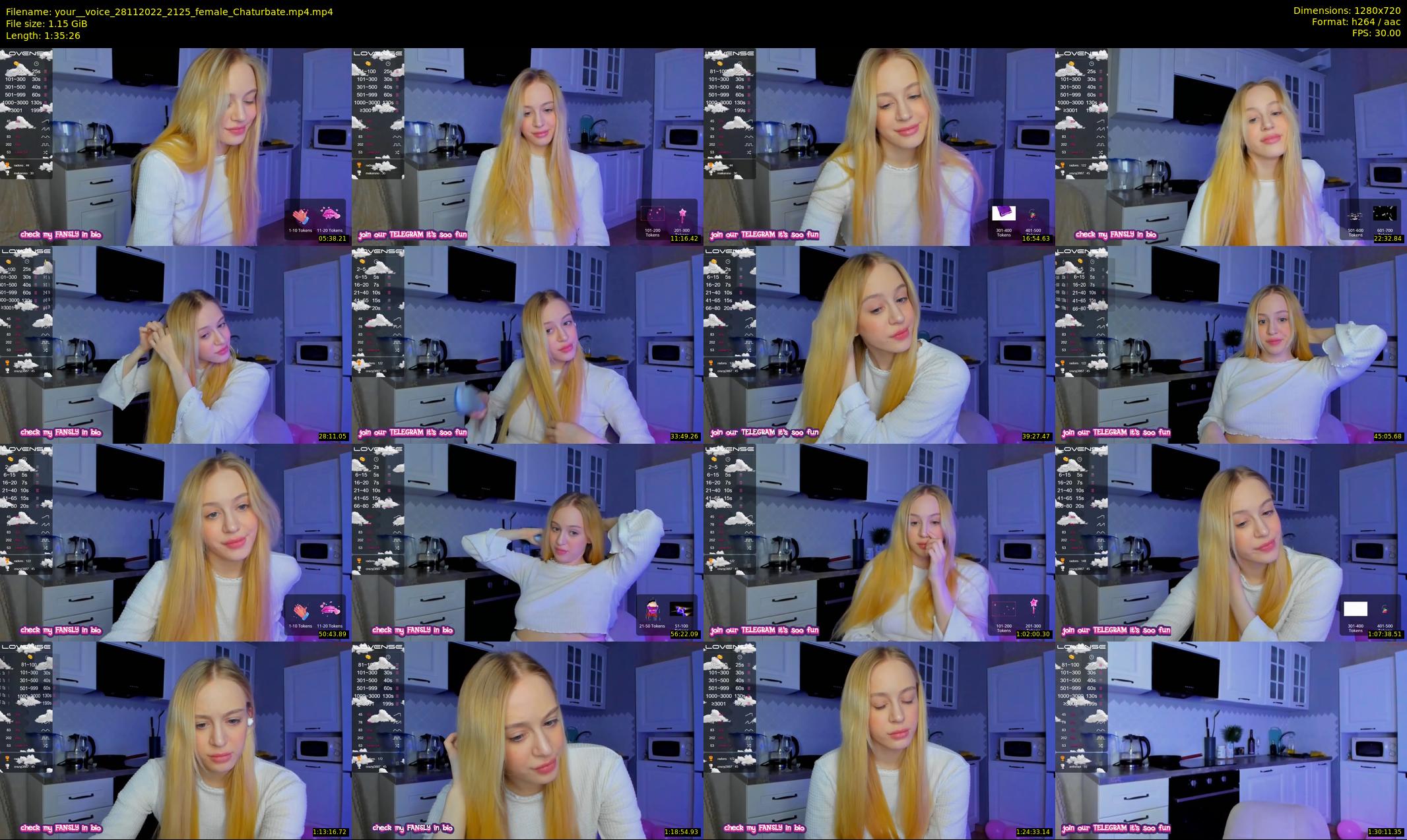 your__voice — 96 minute Chaturbate female cam show recording, 720p, Nov 28, 2022
