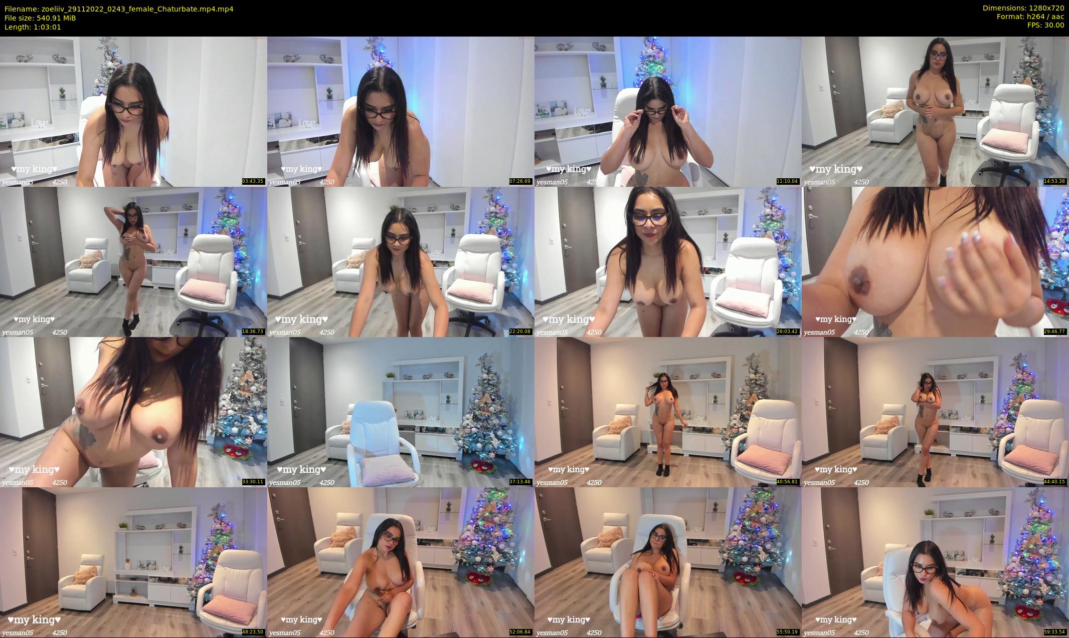zoeliiv — 64 minute Chaturbate female cam show recording, 720p, Nov 29, 2022
