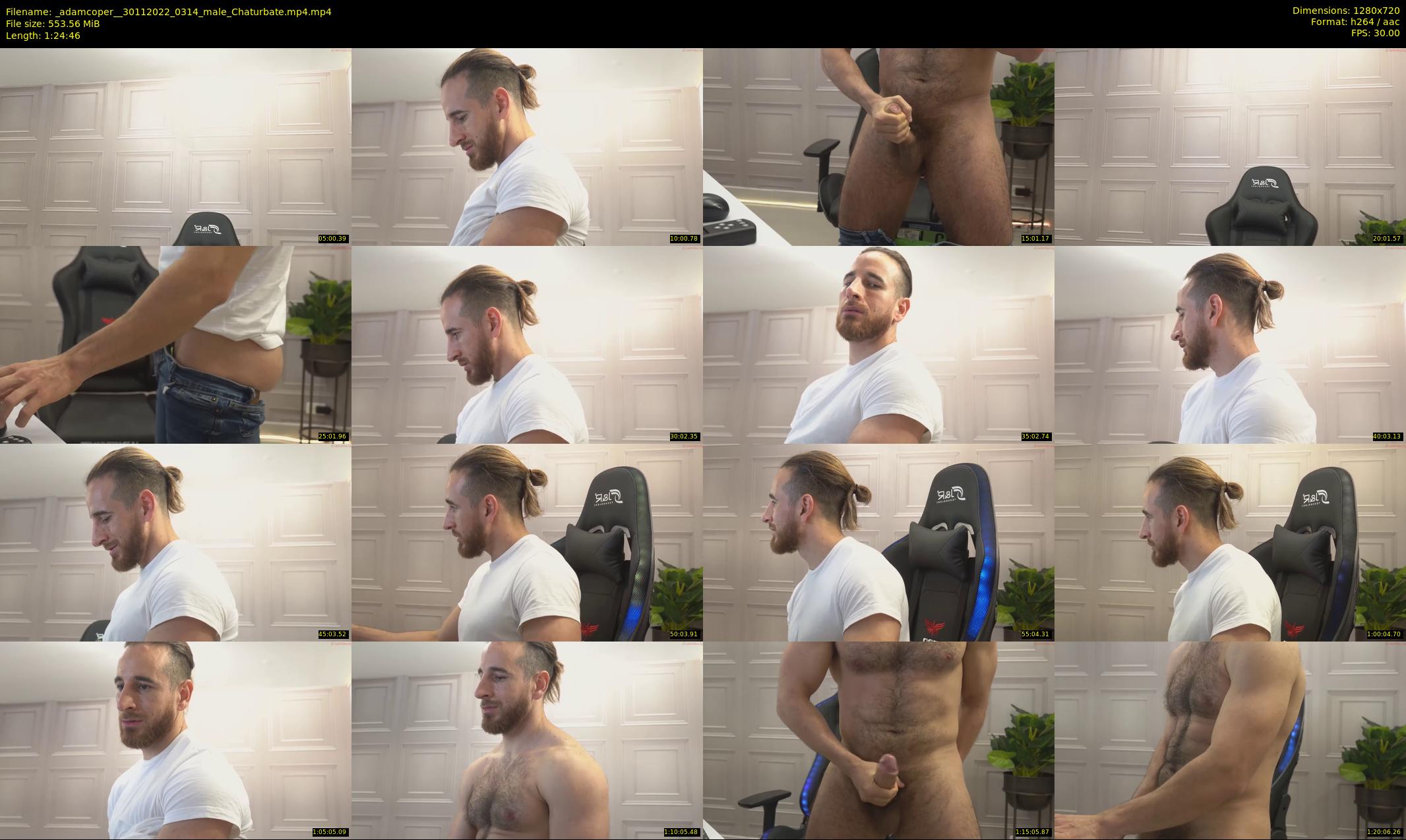 _adamcoper_ — 85 minute Chaturbate male cam show recording, 720p, Nov 30, 2022