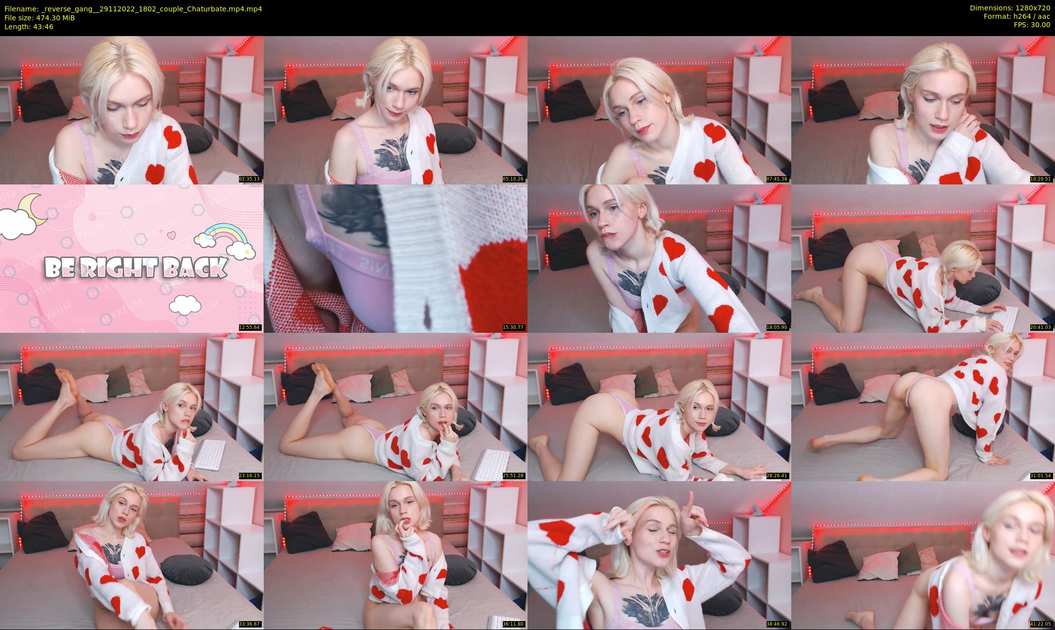 _reverse_gang_ — 44 minute Chaturbate couple cam show recording, 720p, Nov 29, 2022