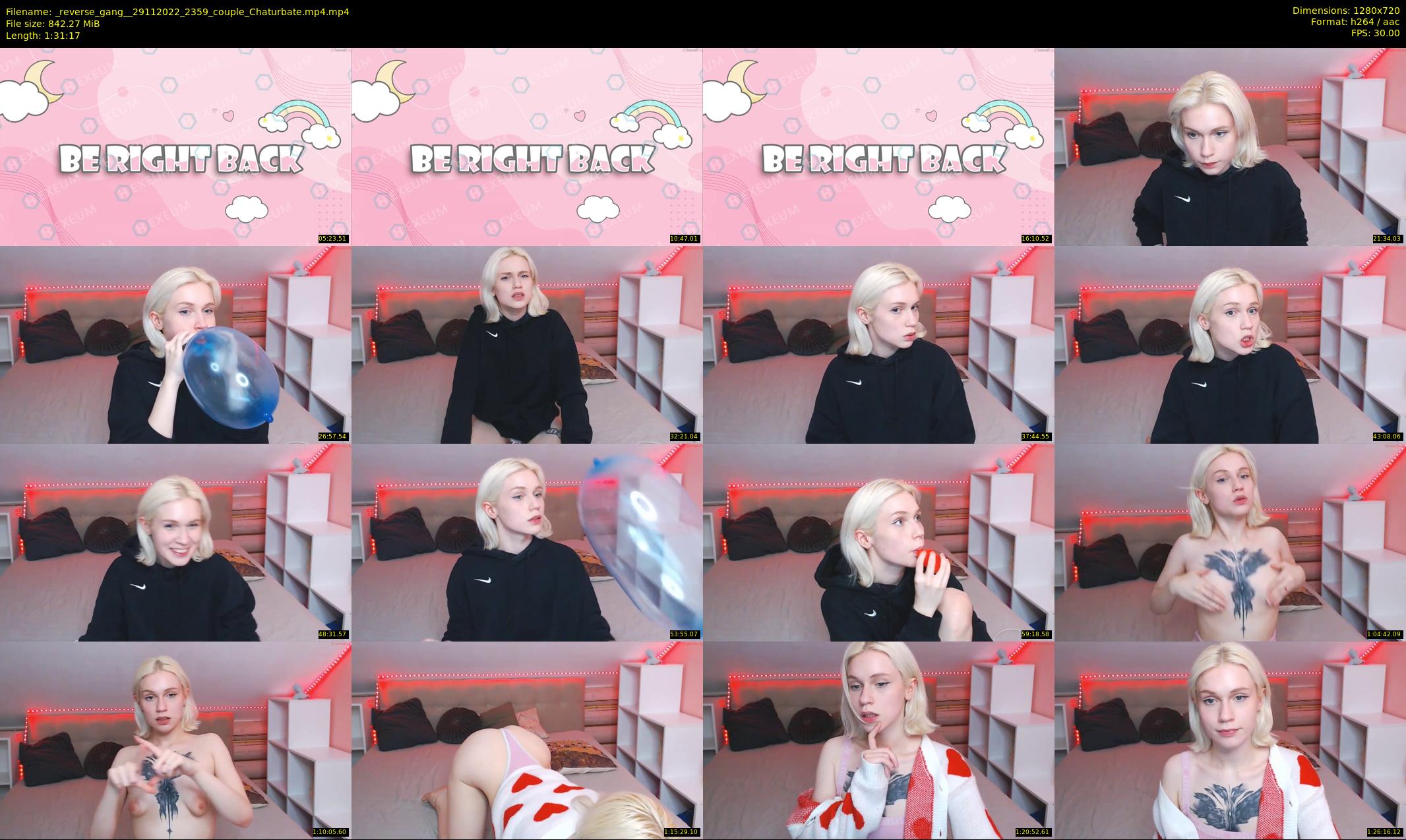 _reverse_gang_ — 92 minute Chaturbate couple cam show recording, 720p, Nov 29, 2022