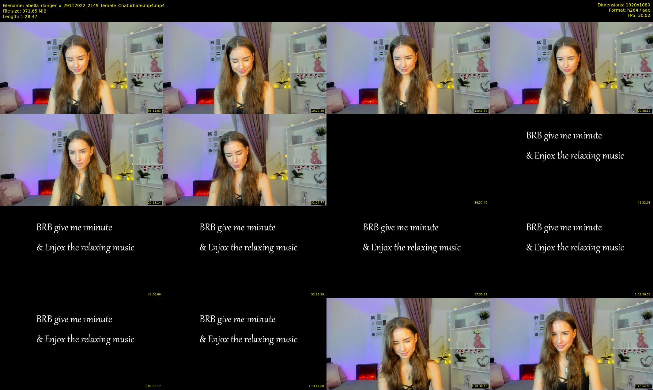abella_danger_x — 89 minute Chaturbate female cam show recording, 1080p, Nov 29, 2022