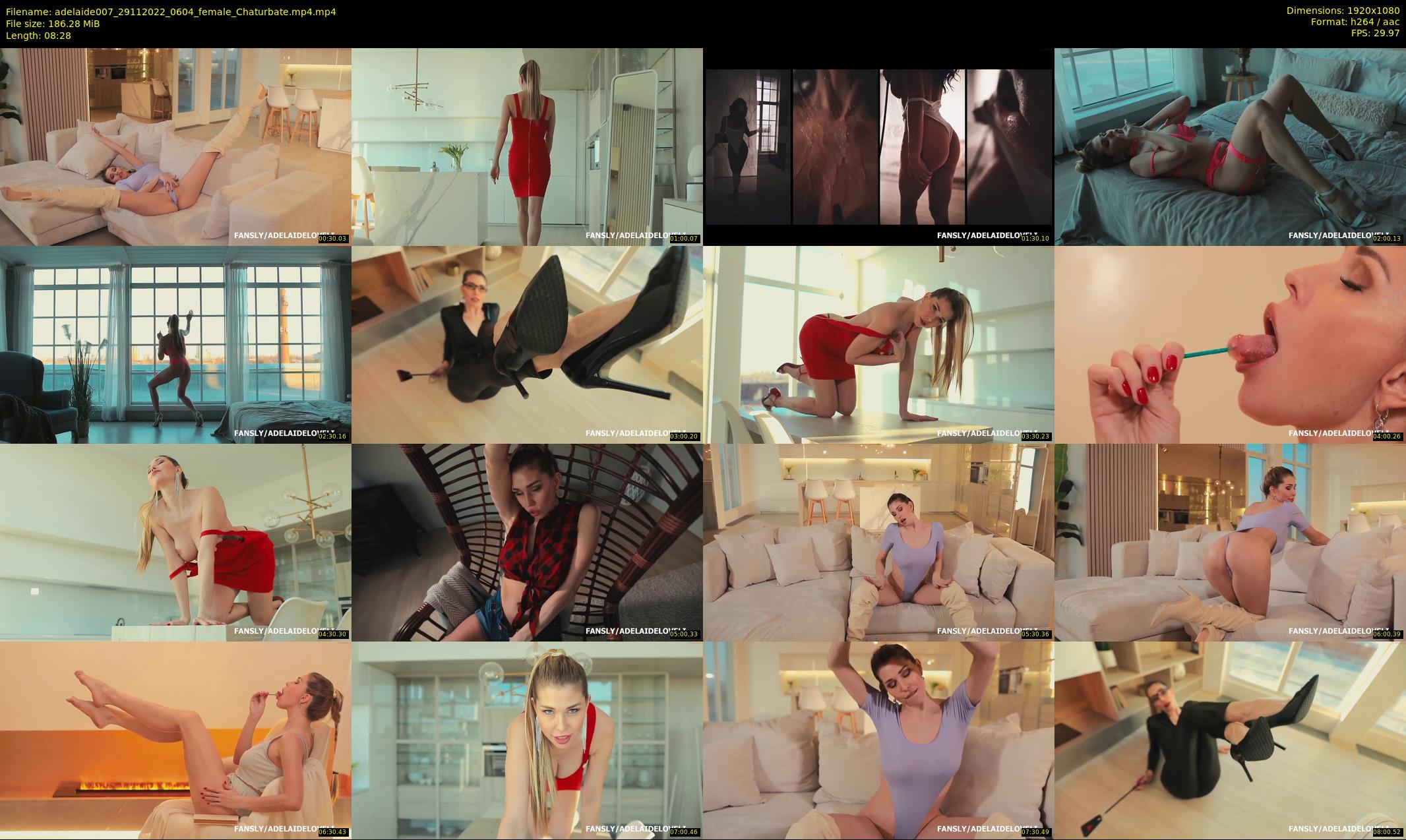 adelaide007 — 9 minute Chaturbate female cam show recording, 1080p, Nov 29, 2022