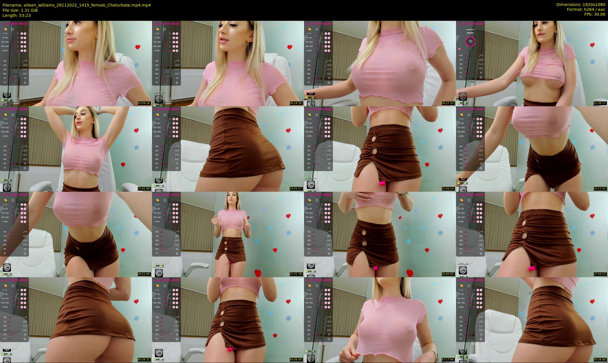 aileen_williams — 54 minute Chaturbate female cam show recording, 1080p, Nov 29, 2022