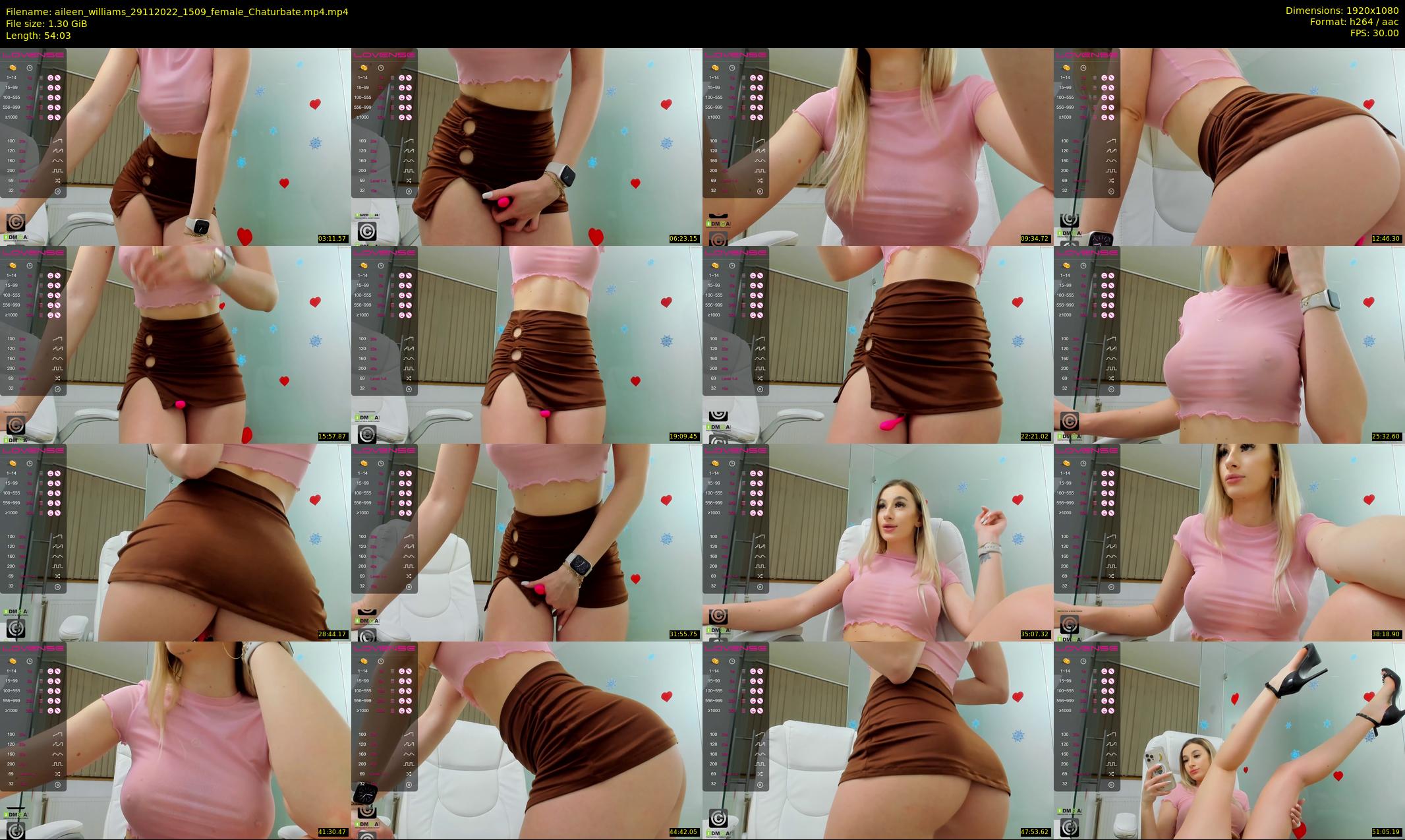 aileen_williams — 55 minute Chaturbate female cam show recording, 1080p, Nov 29, 2022