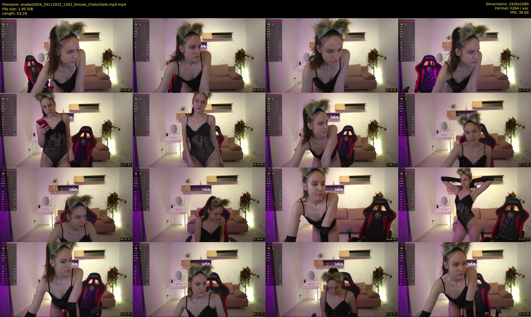 anabel2054 — 54 minute Chaturbate female cam show recording, 1080p, Nov 29, 2022