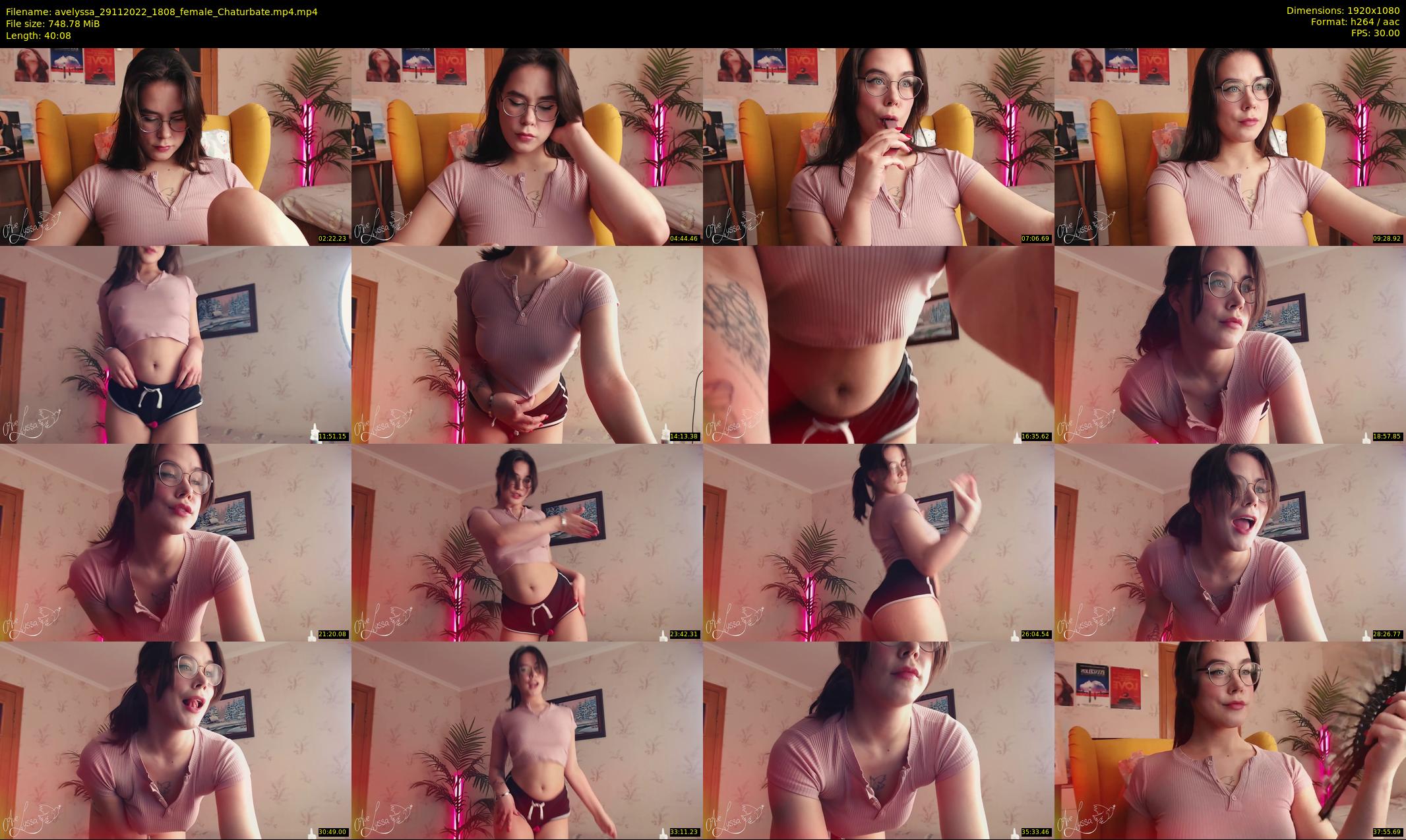 avelyssa — 41 minute Chaturbate female cam show recording, 1080p, Nov 29, 2022