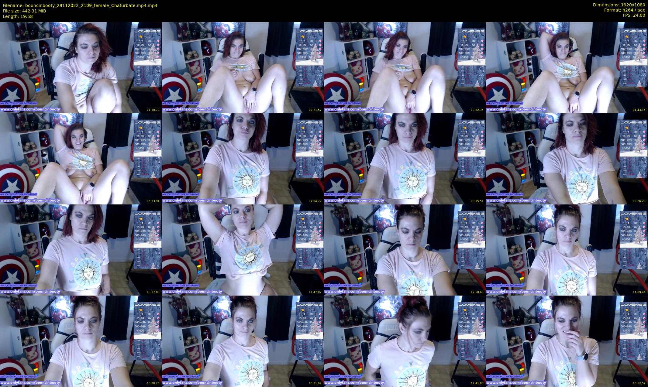 bouncinbooty — 20 minute Chaturbate female cam show recording, 1080p, Nov 29, 2022