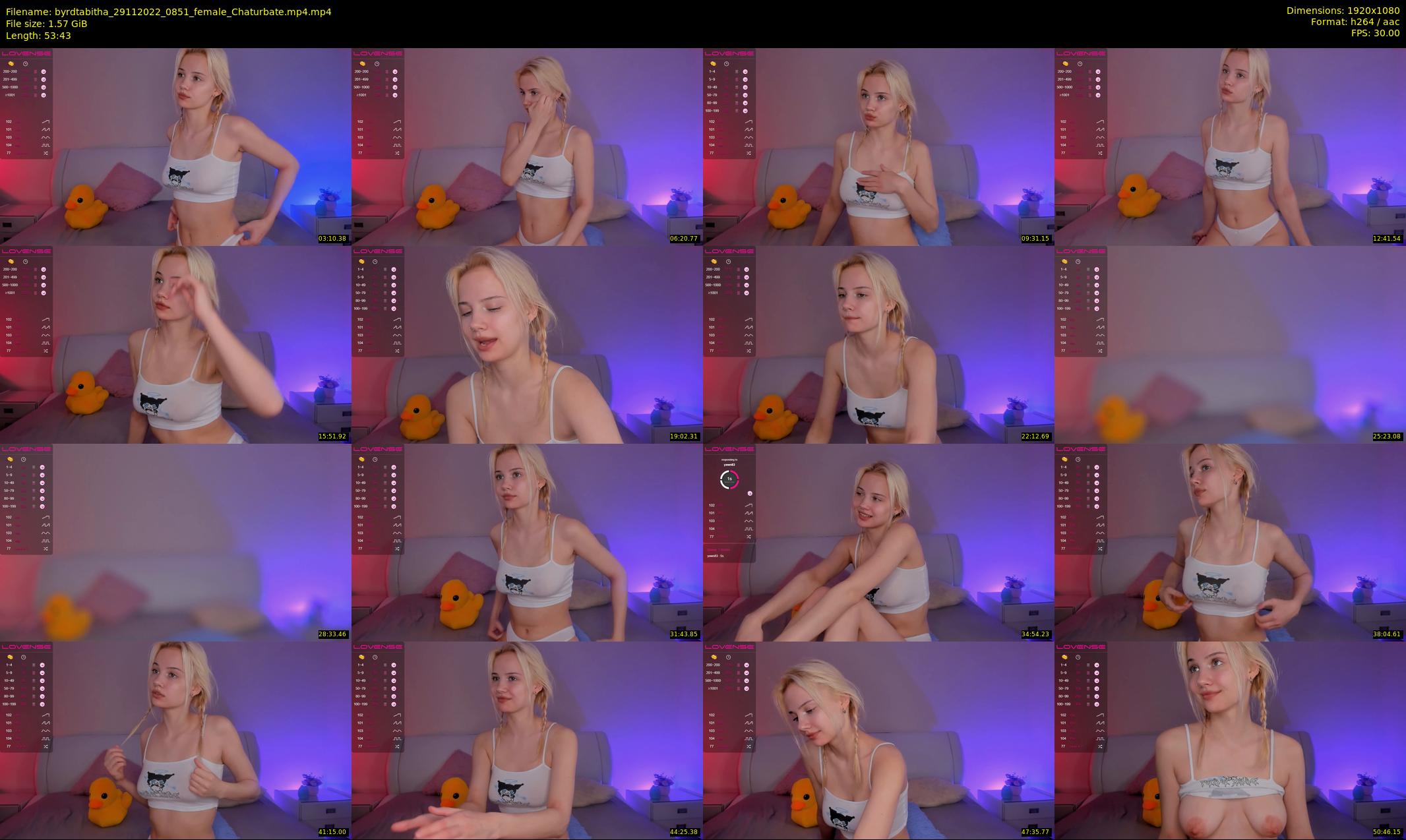 byrdtabitha — 54 minute Chaturbate female cam show recording, 1080p, Nov 29, 2022