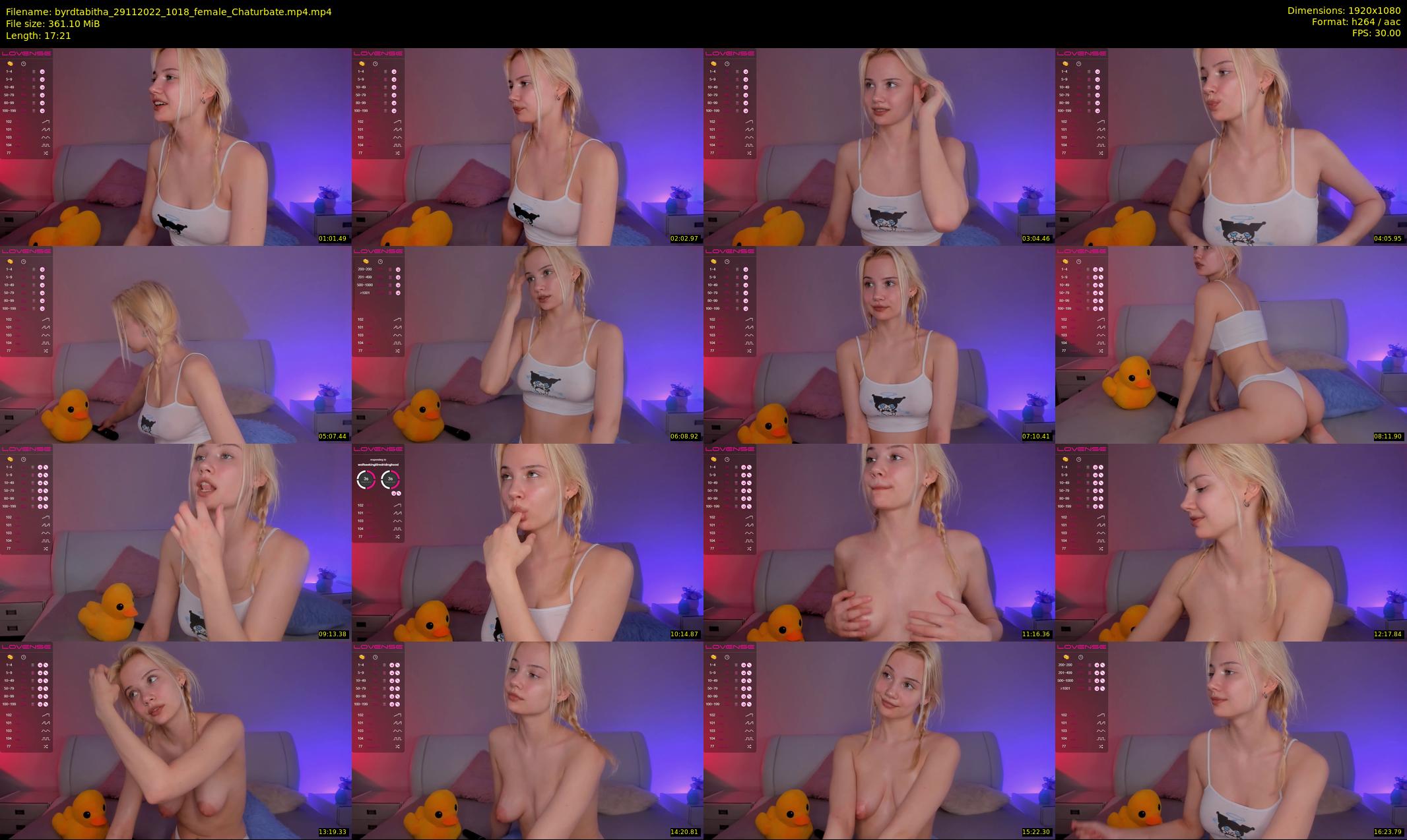 byrdtabitha — 18 minute Chaturbate female cam show recording, 1080p, Nov 29, 2022
