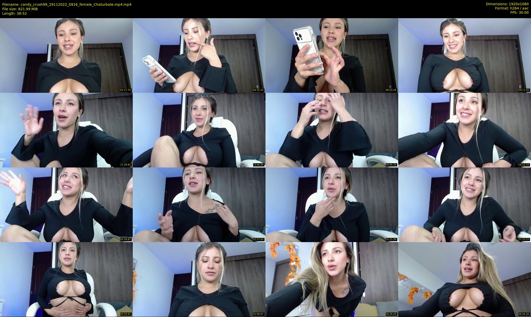 candy_crush99 — 39 minute Chaturbate female cam show recording, 1080p, Nov 29, 2022